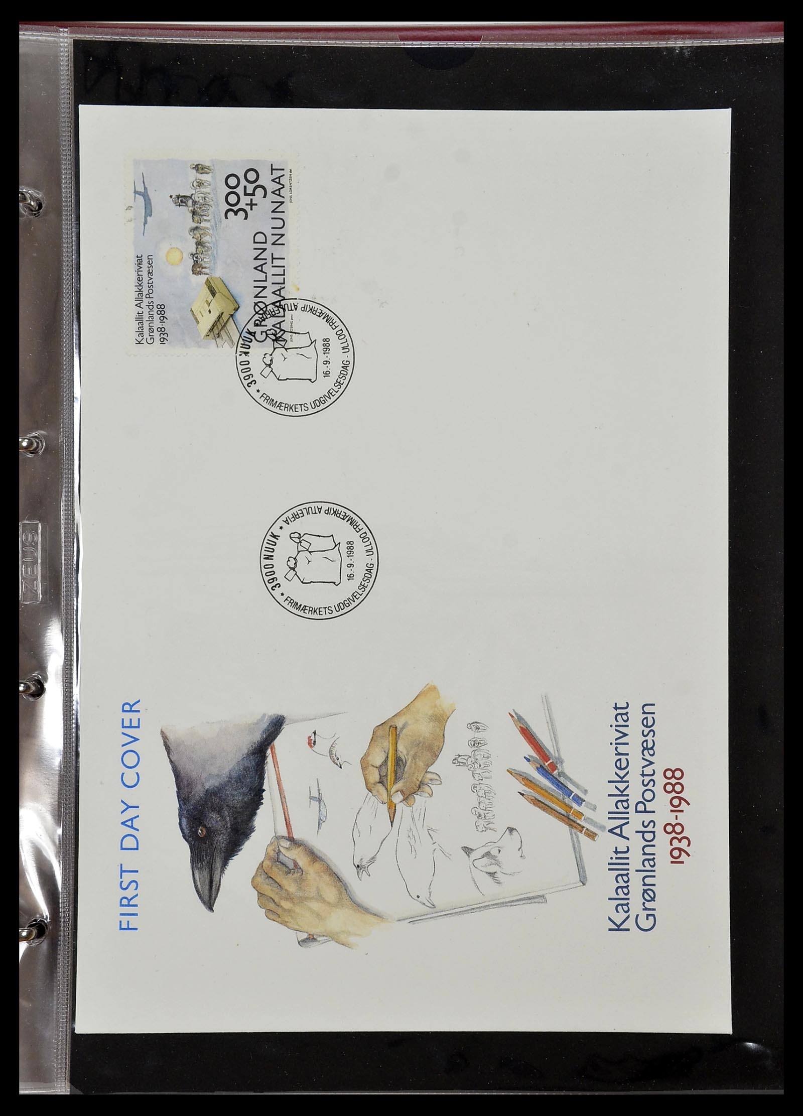 34754 030 - Postzegelverzameling 34754 Groenland FDC's 1959-2018!