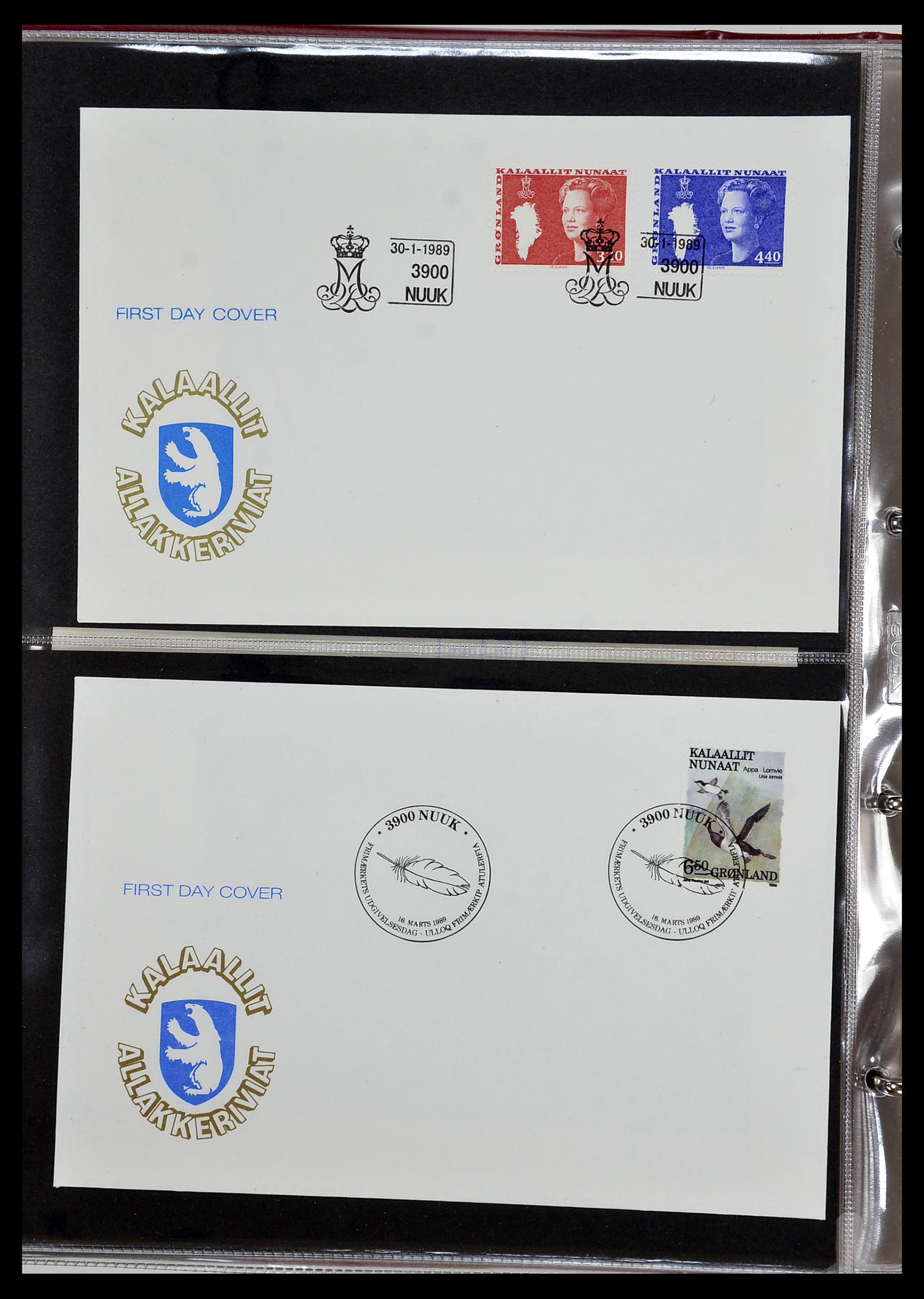 34754 033 - Postzegelverzameling 34754 Groenland FDC's 1959-2018!