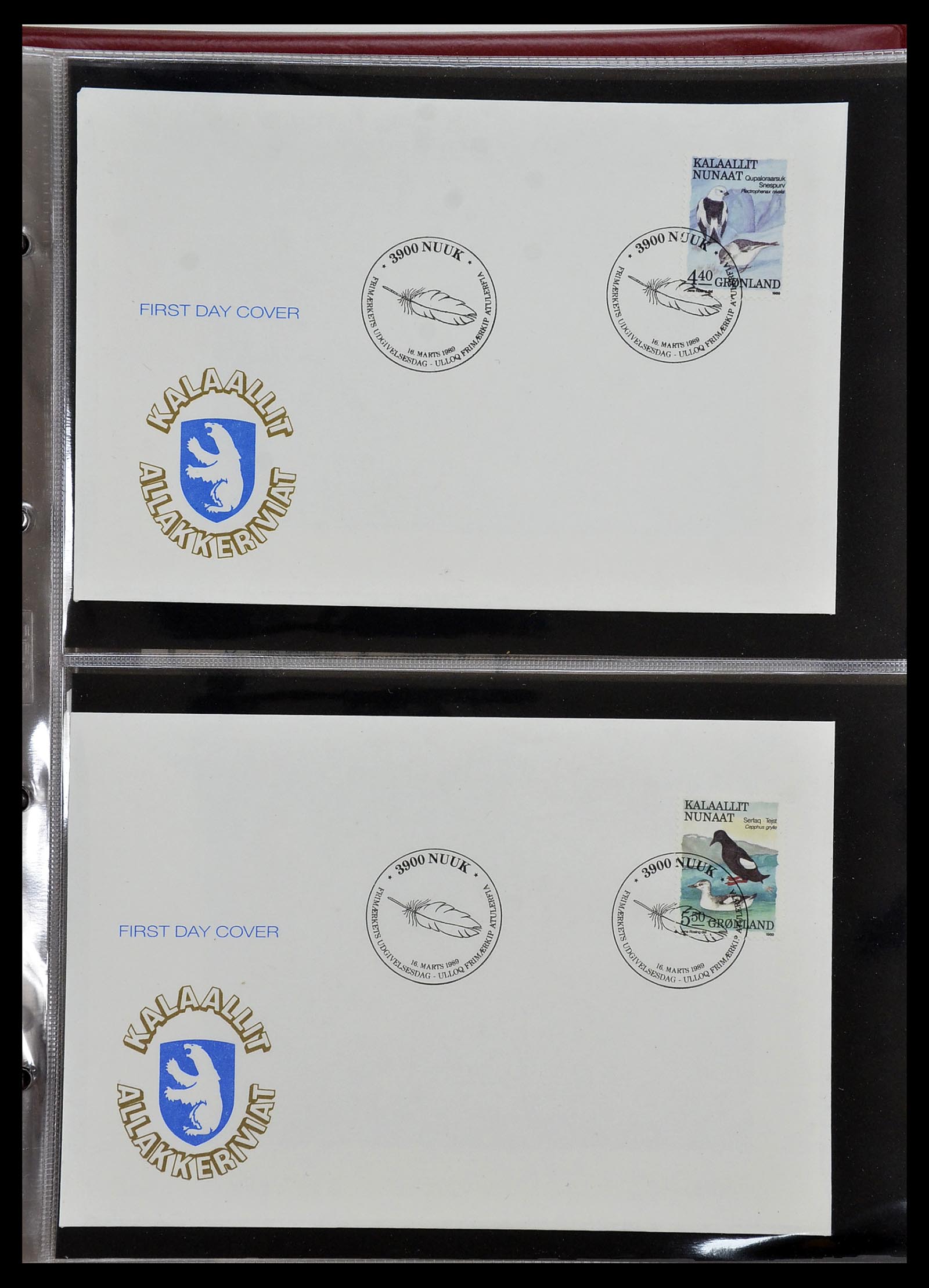 34754 034 - Postzegelverzameling 34754 Groenland FDC's 1959-2018!