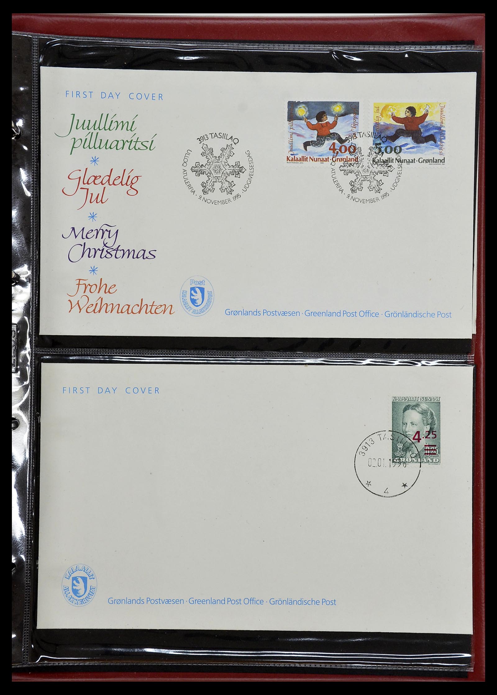 34754 060 - Postzegelverzameling 34754 Groenland FDC's 1959-2018!