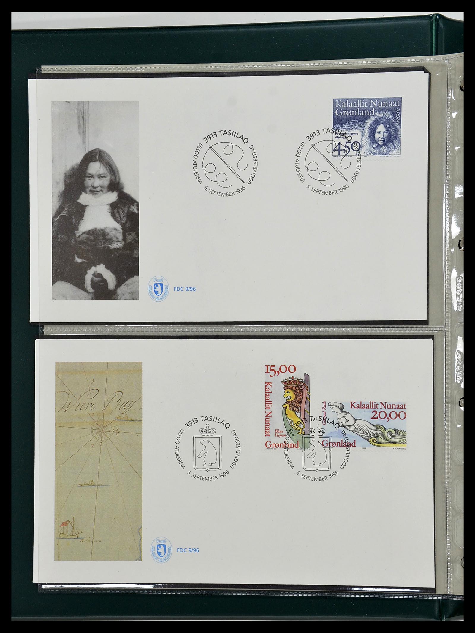 34754 063 - Stamp Collection 34754 Greenland FDC's 1959-2018!