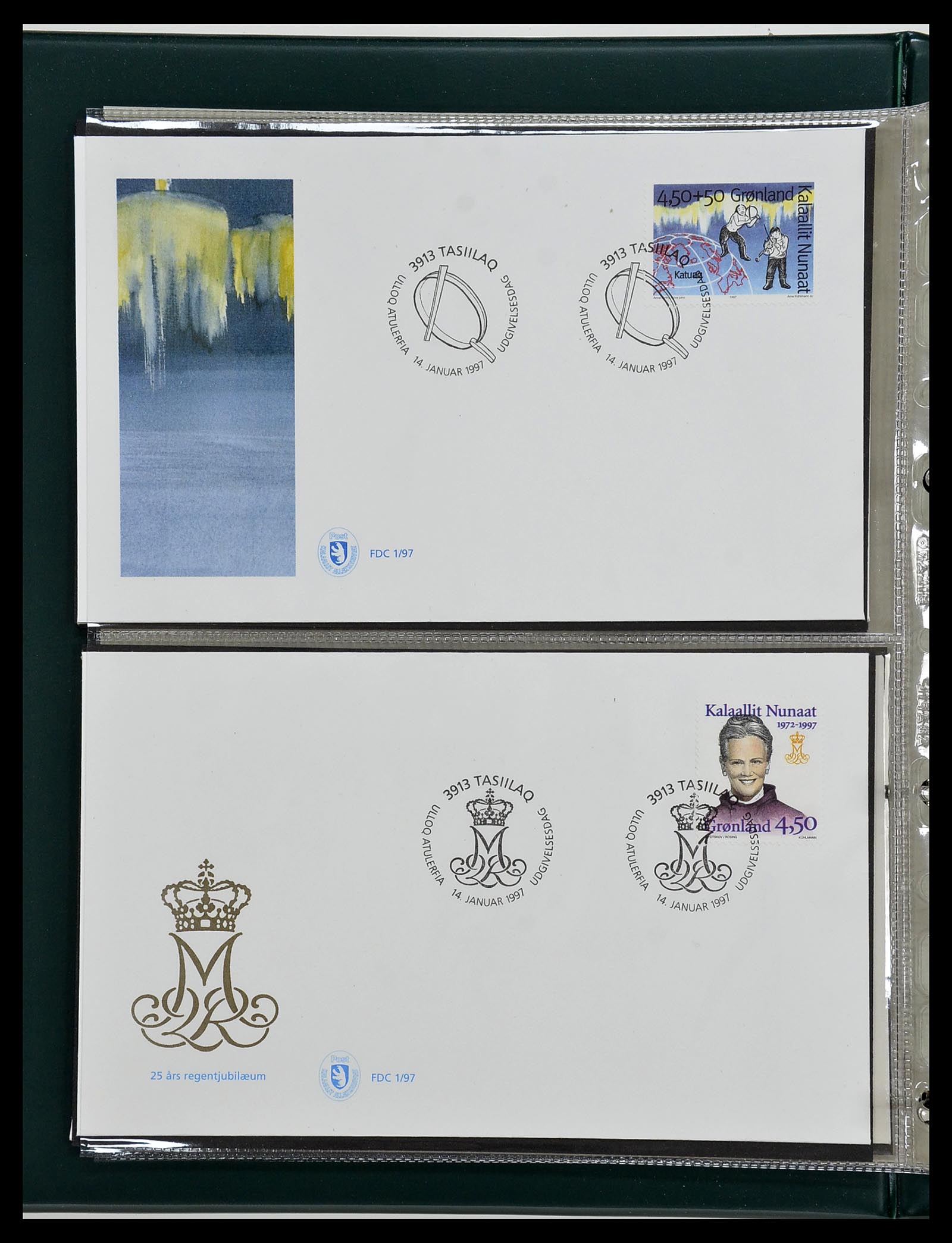 34754 065 - Stamp Collection 34754 Greenland FDC's 1959-2018!