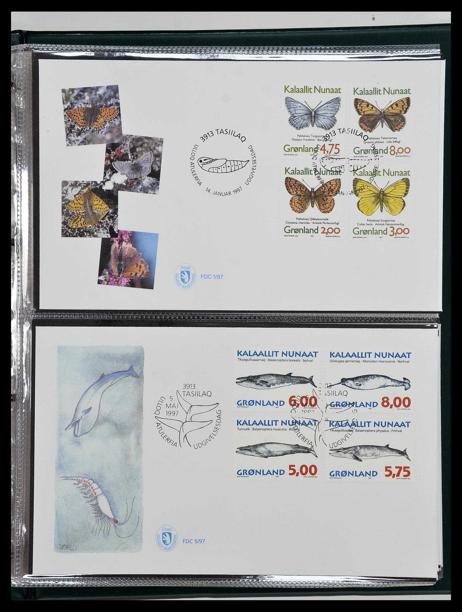 34754 066 - Stamp Collection 34754 Greenland FDC's 1959-2018!