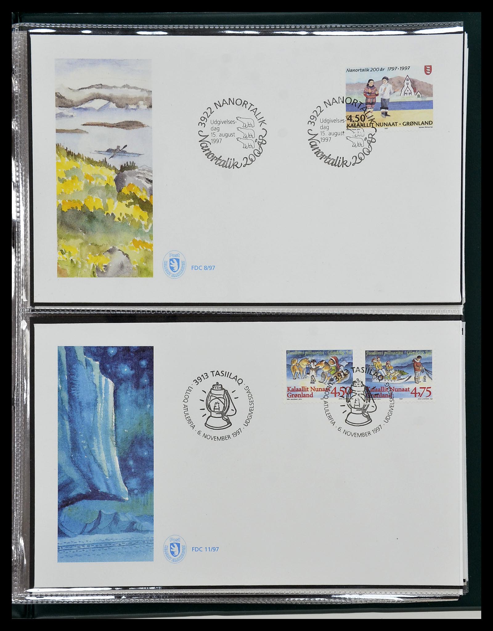 34754 068 - Stamp Collection 34754 Greenland FDC's 1959-2018!