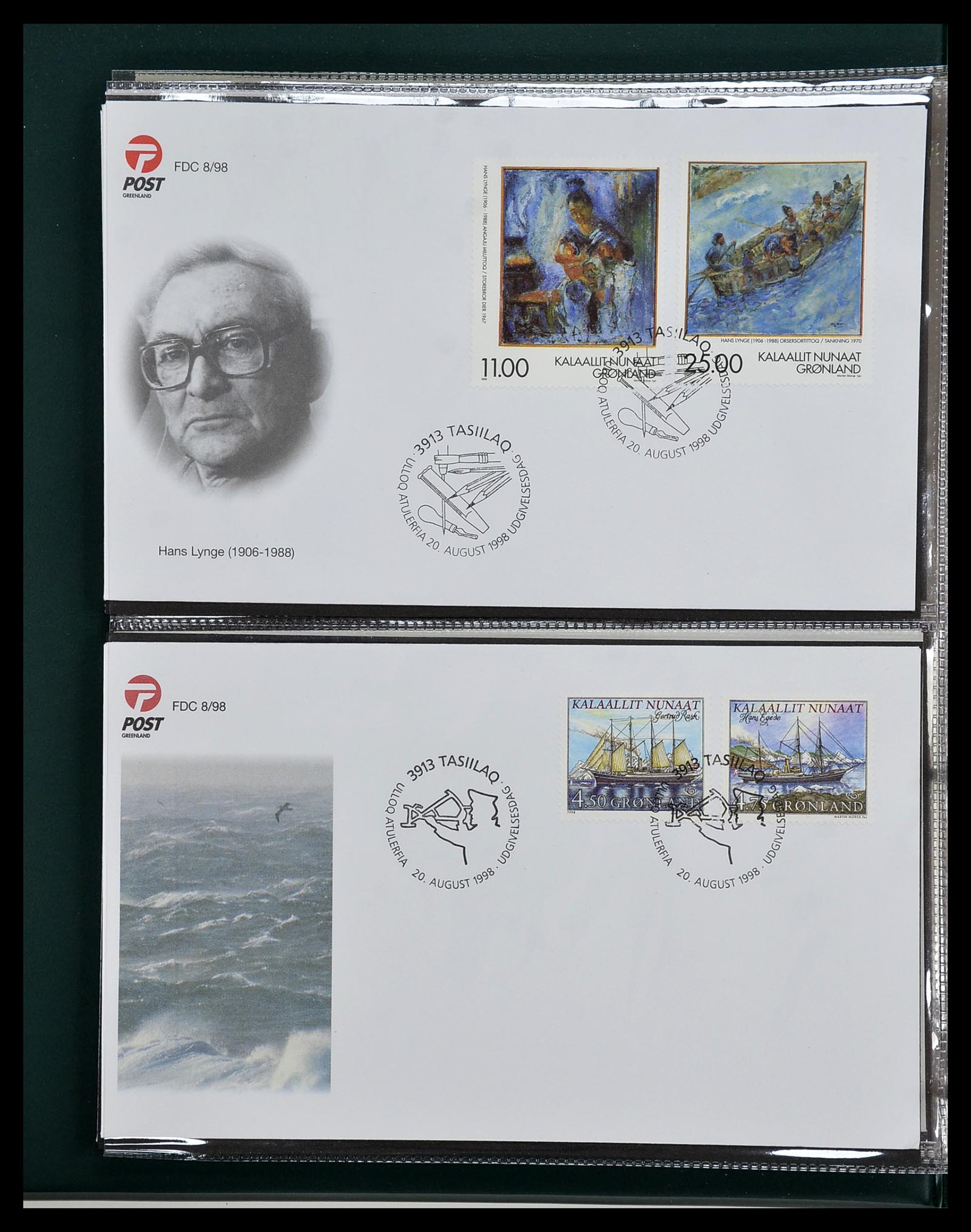 34754 071 - Stamp Collection 34754 Greenland FDC's 1959-2018!