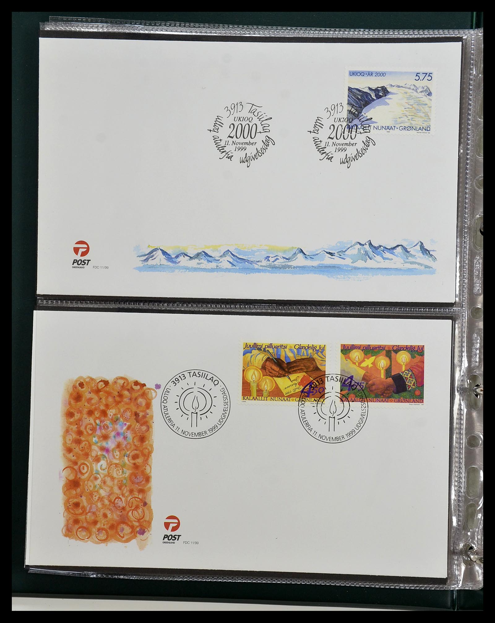 34754 075 - Stamp Collection 34754 Greenland FDC's 1959-2018!