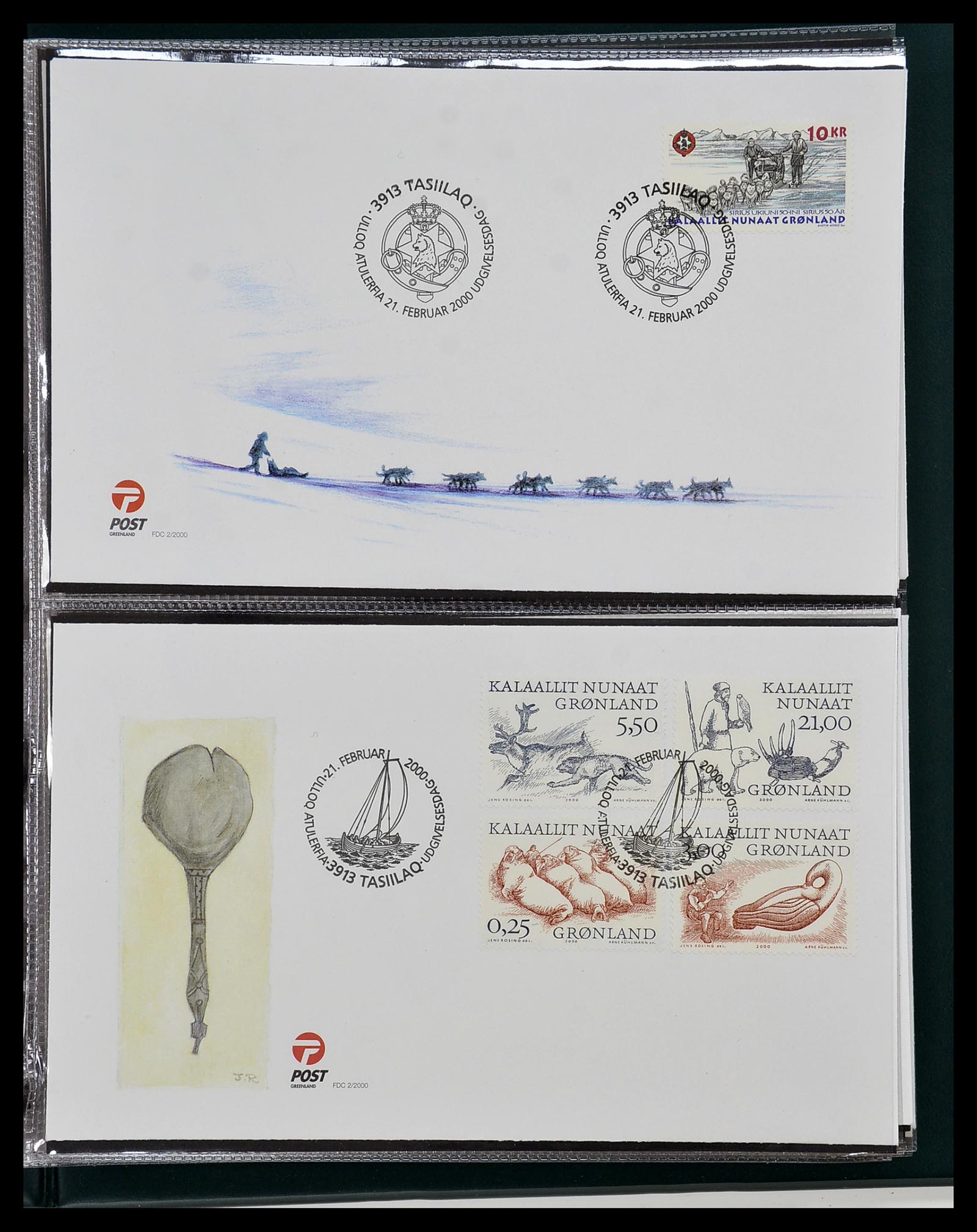 34754 076 - Stamp Collection 34754 Greenland FDC's 1959-2018!