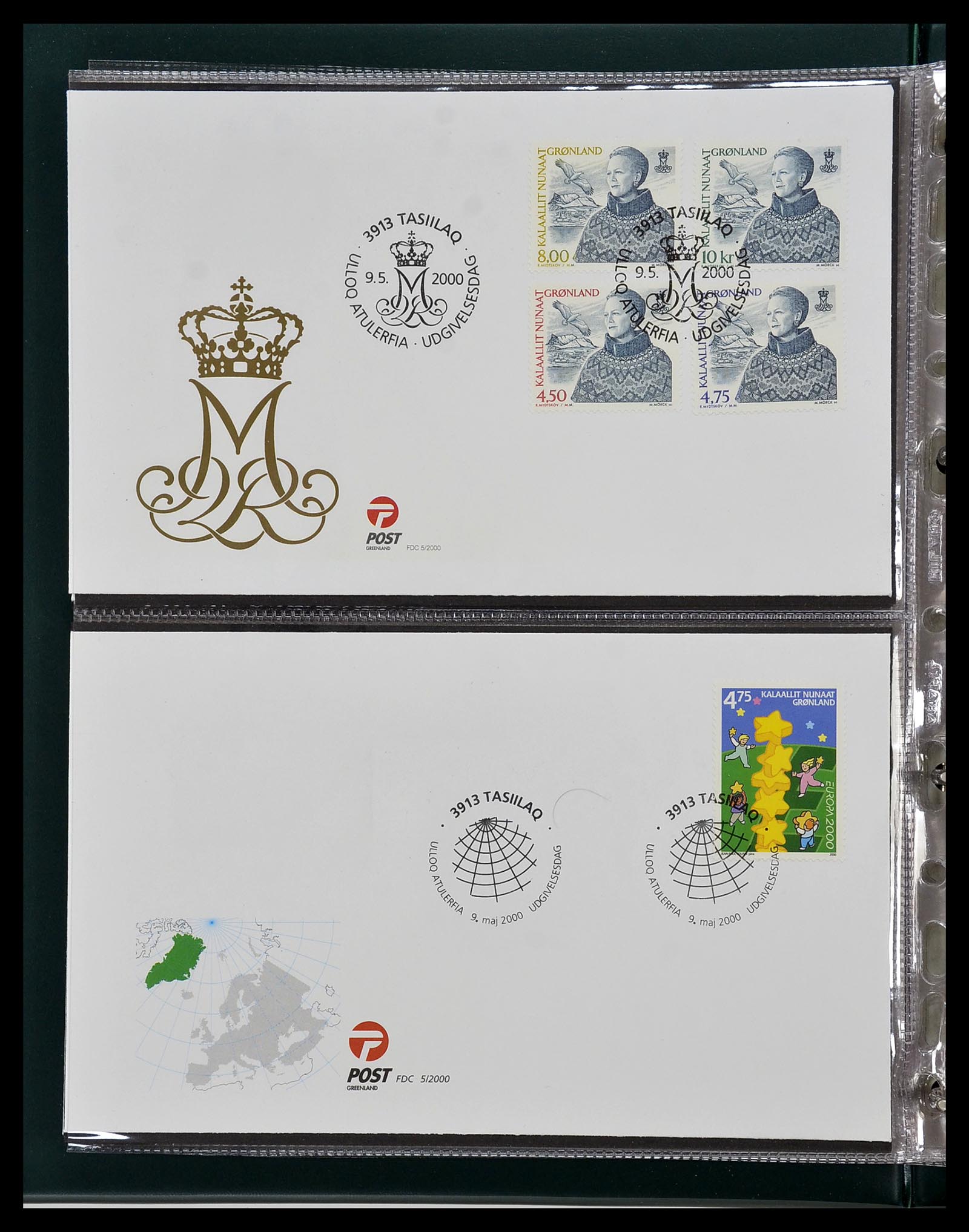34754 077 - Stamp Collection 34754 Greenland FDC's 1959-2018!