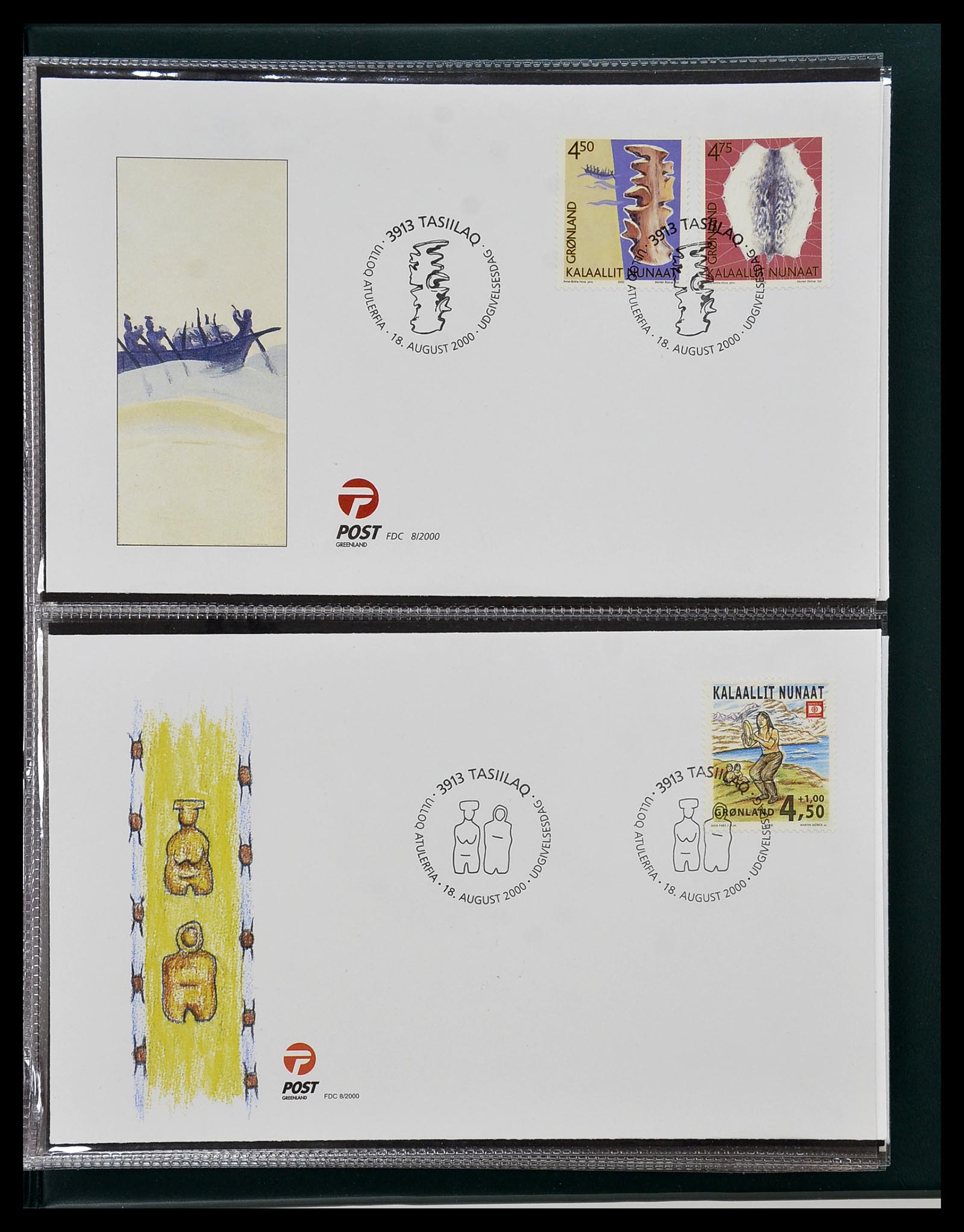 34754 078 - Stamp Collection 34754 Greenland FDC's 1959-2018!