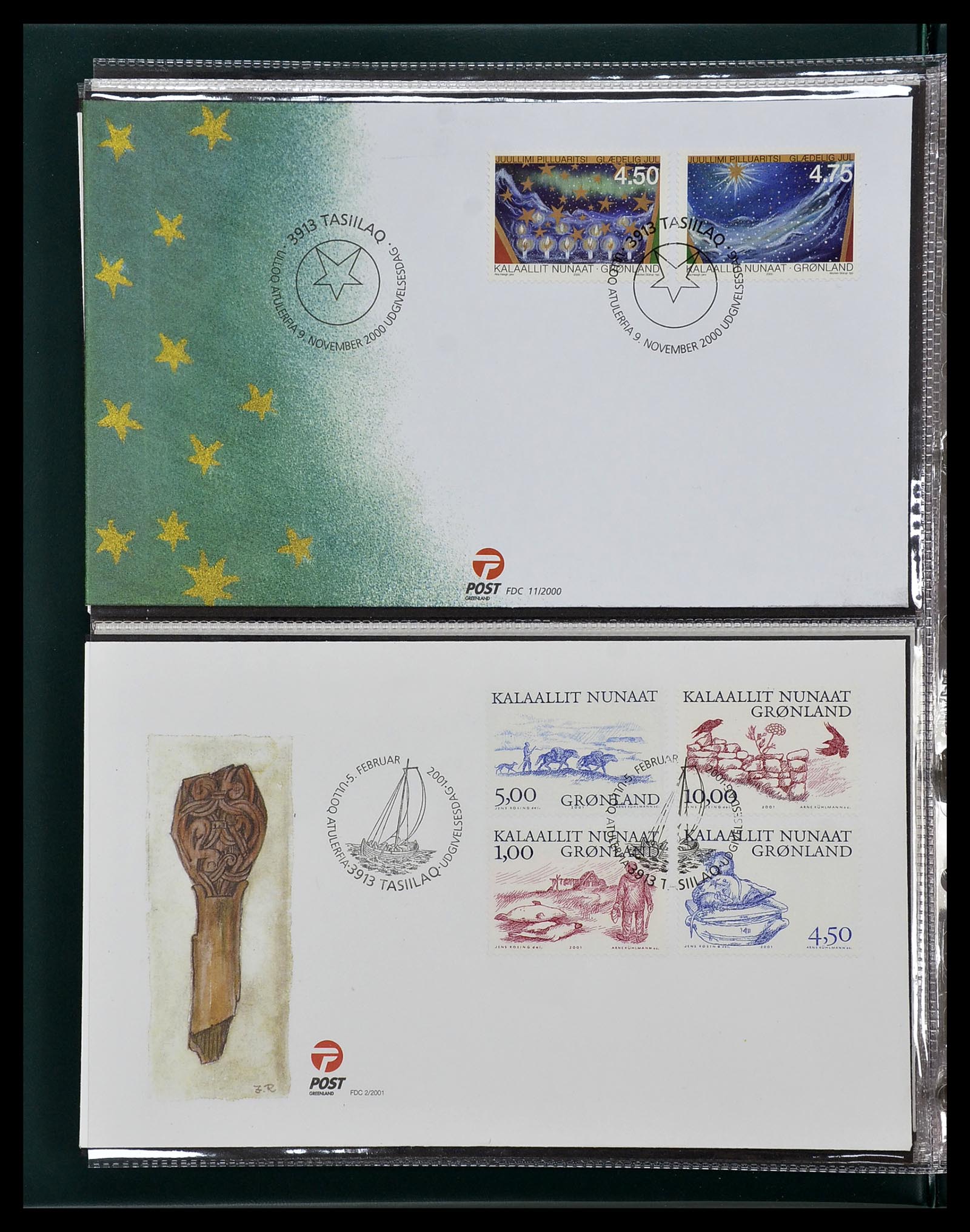 34754 079 - Stamp Collection 34754 Greenland FDC's 1959-2018!