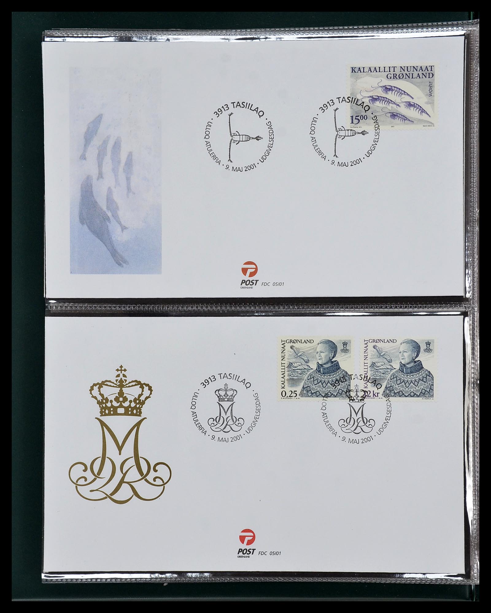 34754 081 - Stamp Collection 34754 Greenland FDC's 1959-2018!