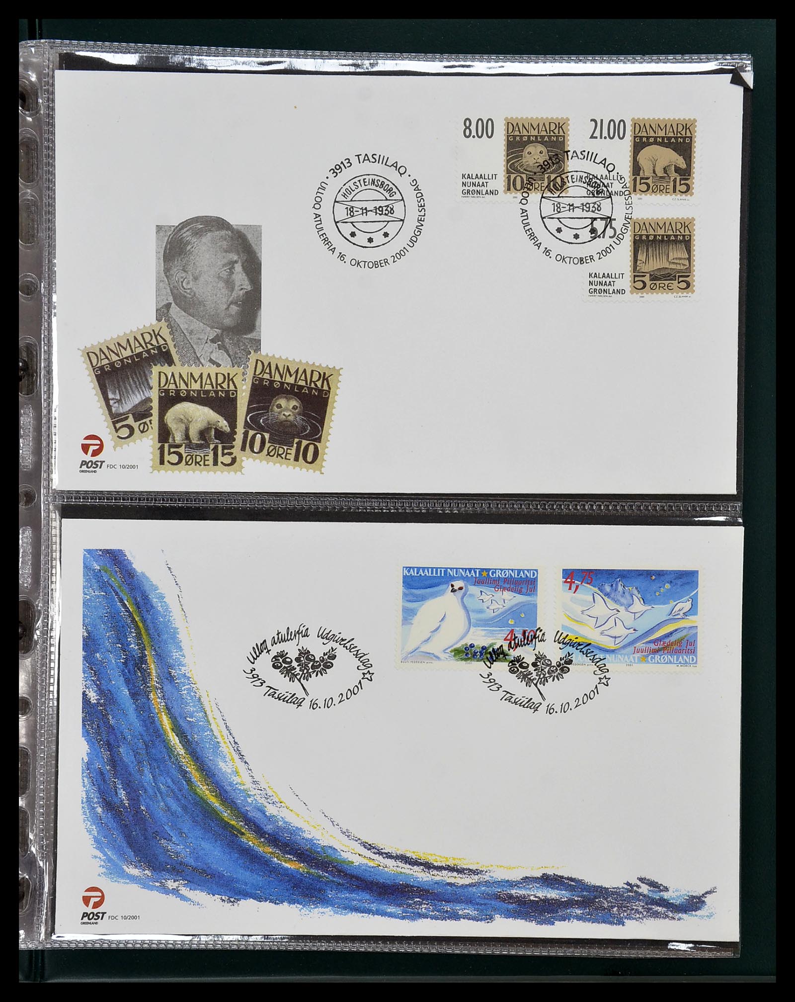 34754 082 - Stamp Collection 34754 Greenland FDC's 1959-2018!