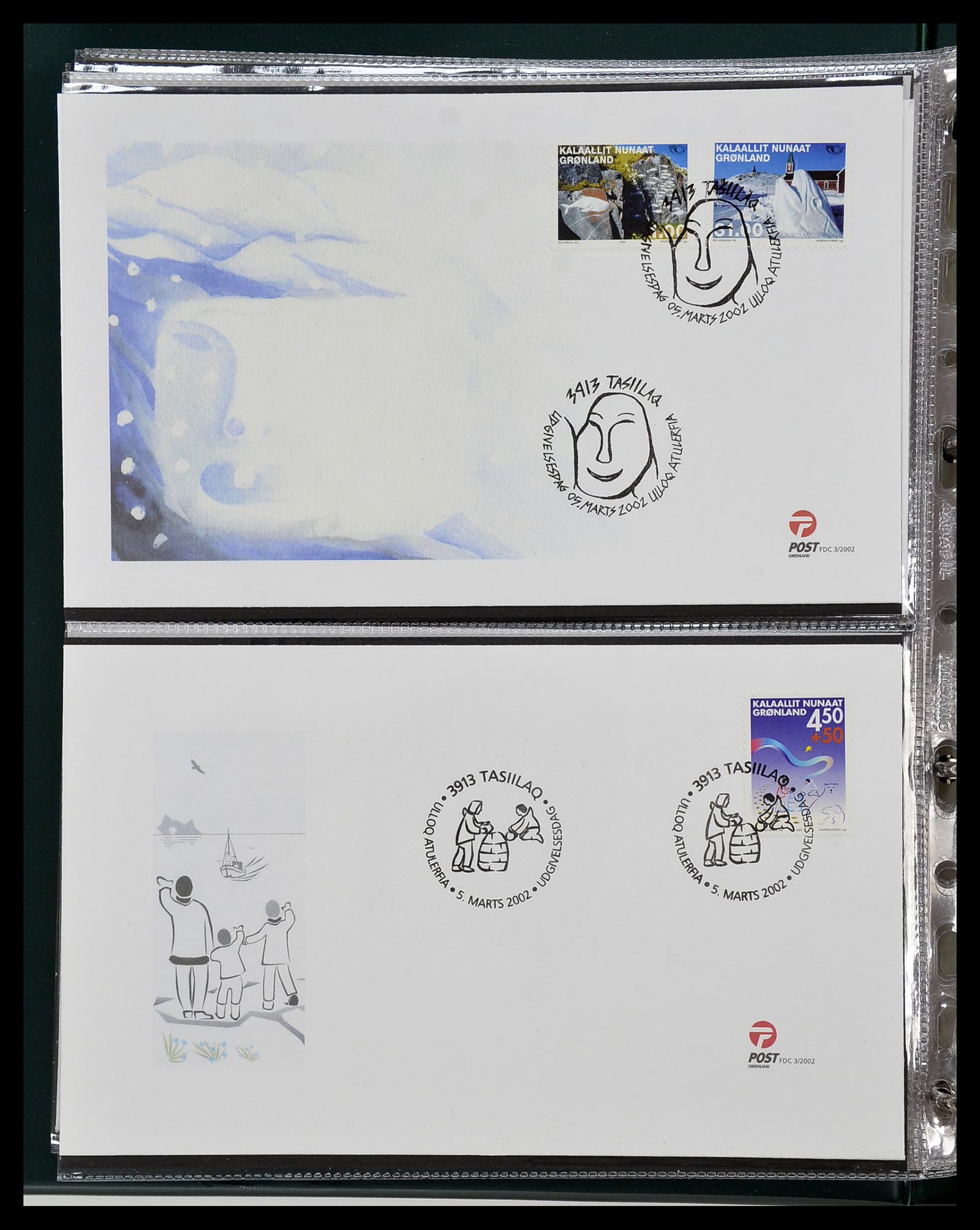 34754 083 - Stamp Collection 34754 Greenland FDC's 1959-2018!