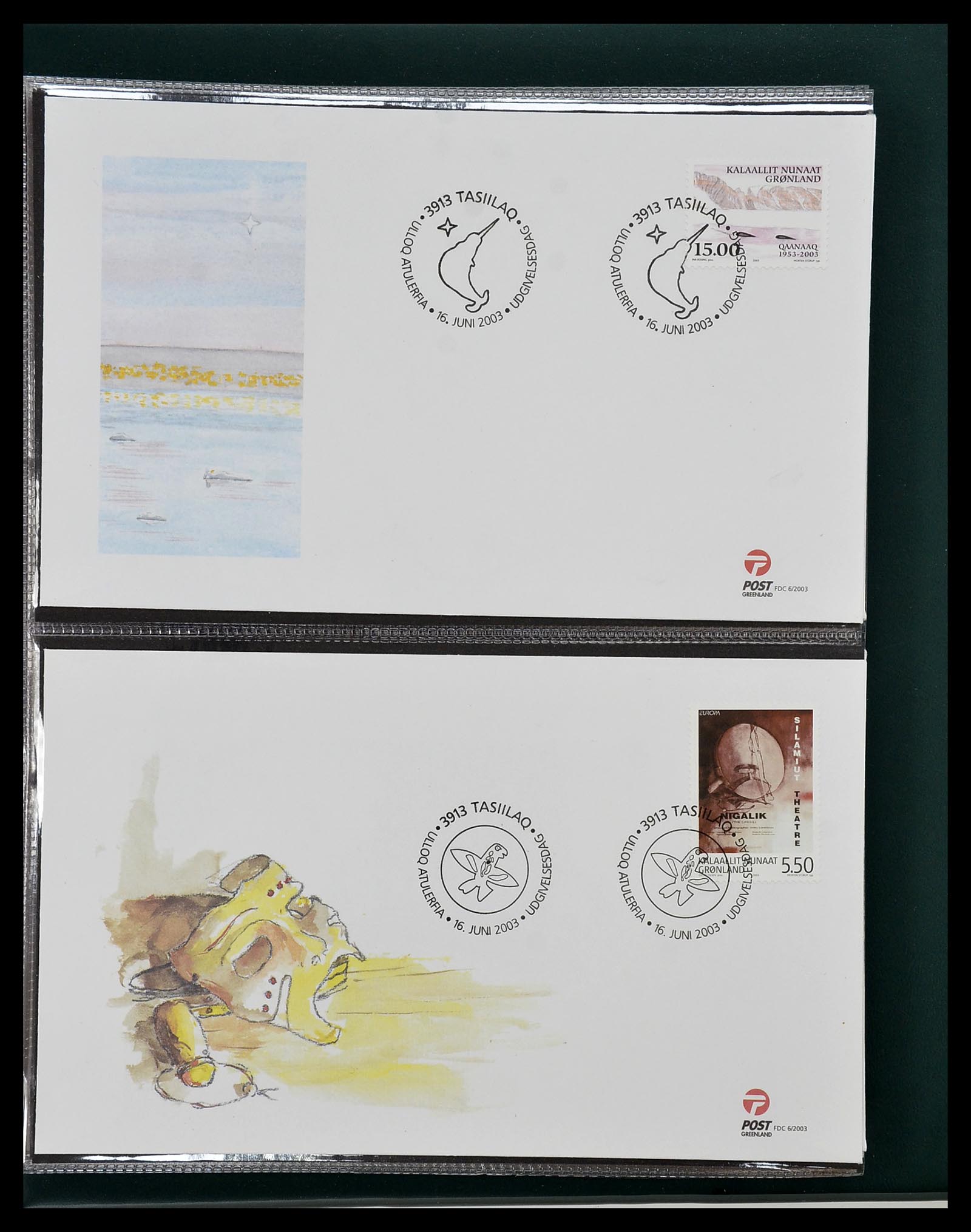 34754 086 - Stamp Collection 34754 Greenland FDC's 1959-2018!