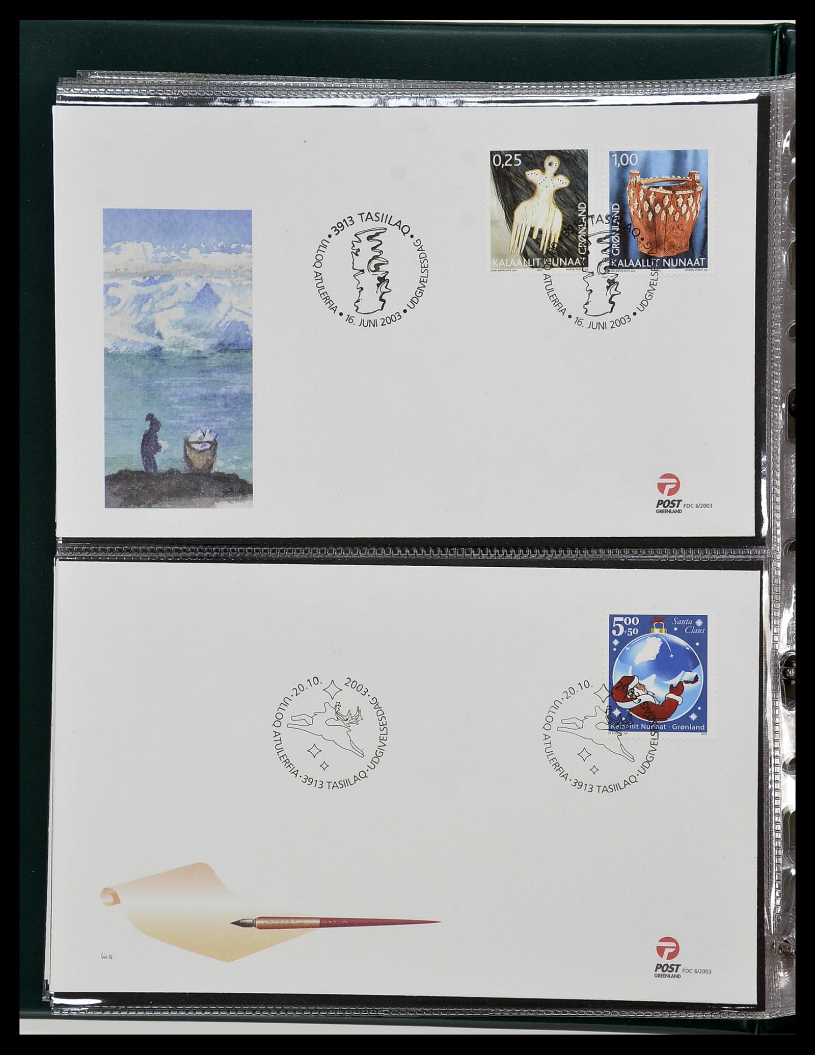34754 087 - Stamp Collection 34754 Greenland FDC's 1959-2018!