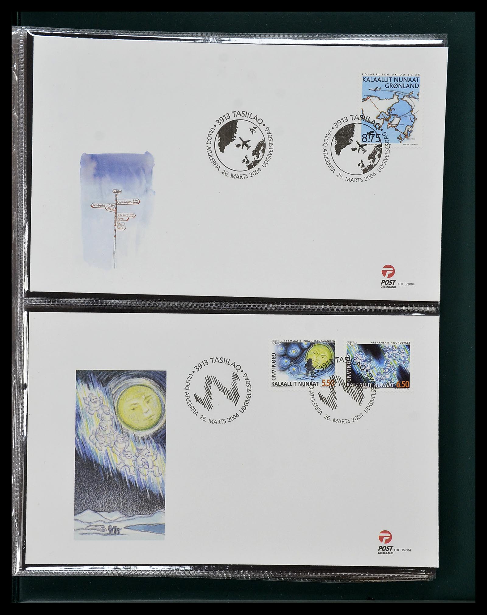 34754 090 - Stamp Collection 34754 Greenland FDC's 1959-2018!