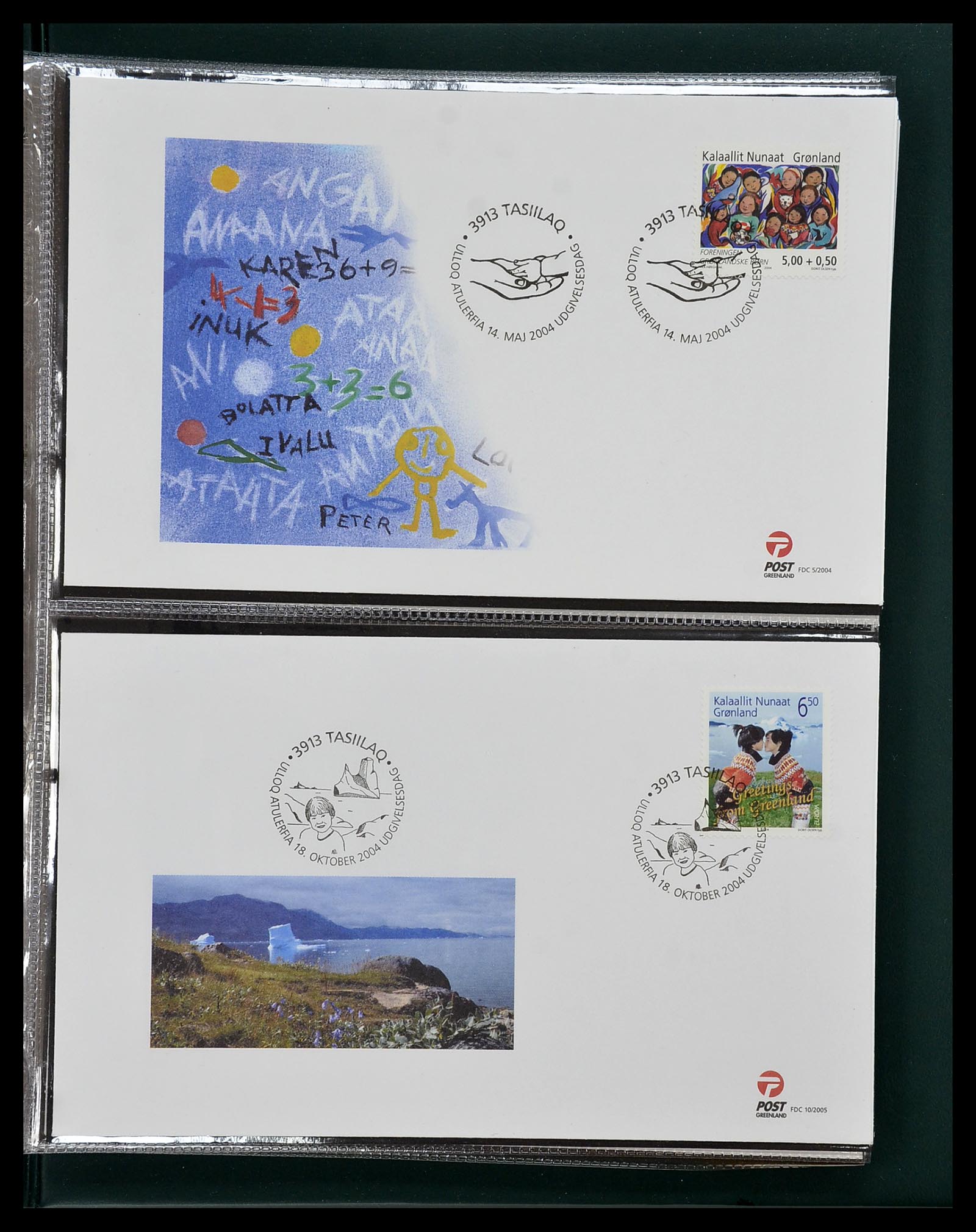 34754 092 - Stamp Collection 34754 Greenland FDC's 1959-2018!