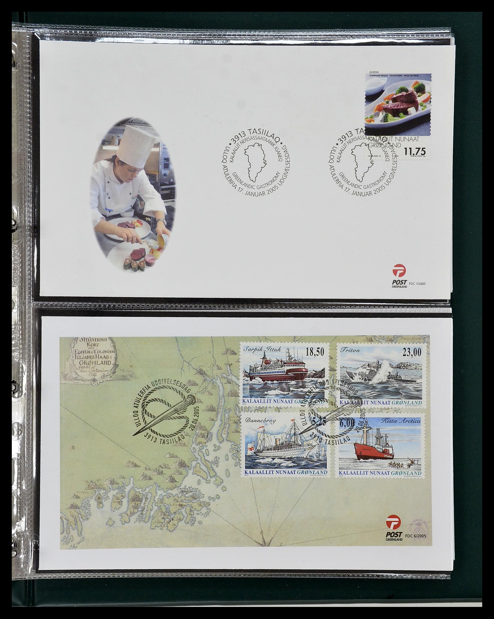 34754 096 - Stamp Collection 34754 Greenland FDC's 1959-2018!