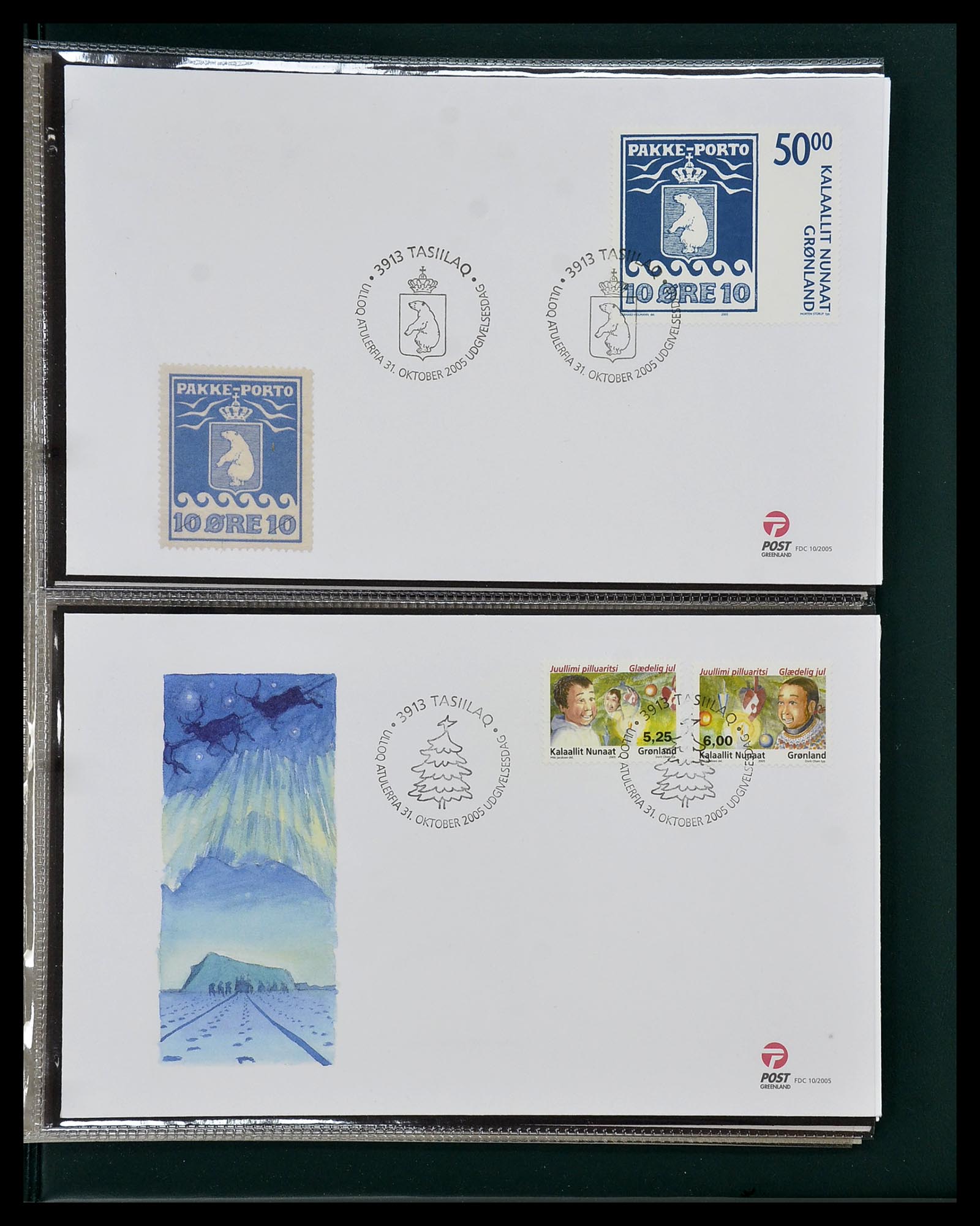 34754 098 - Stamp Collection 34754 Greenland FDC's 1959-2018!