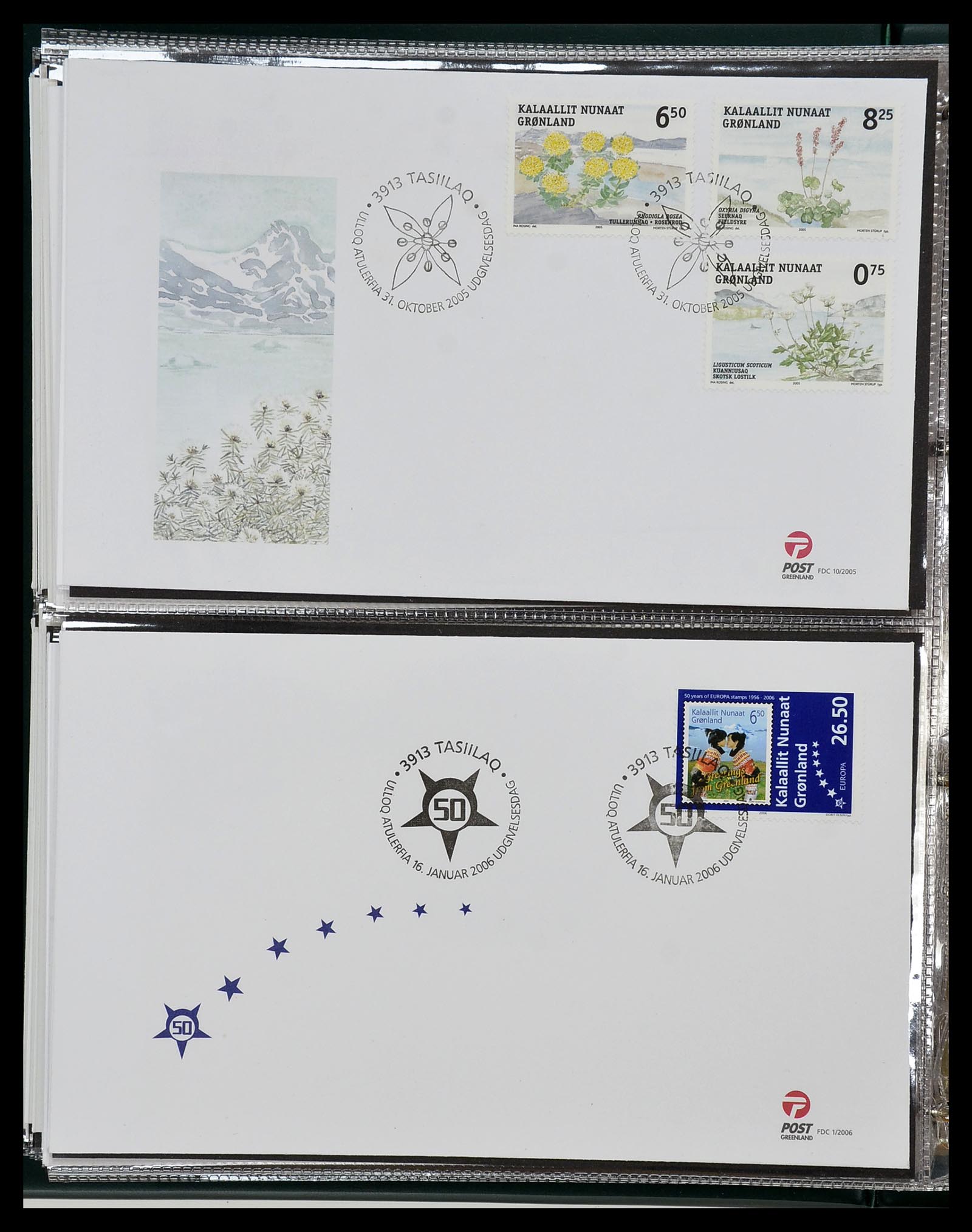 34754 099 - Stamp Collection 34754 Greenland FDC's 1959-2018!