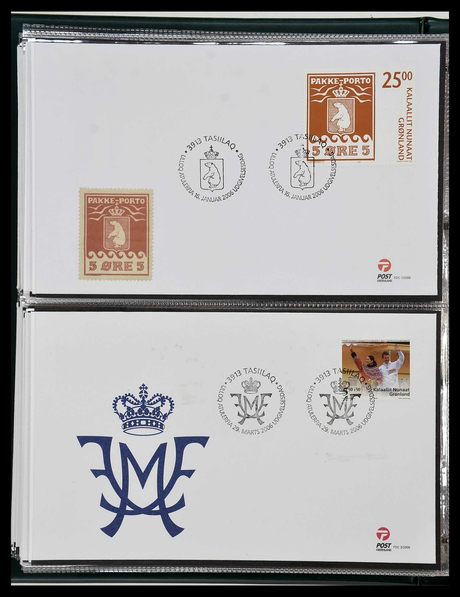 34754 101 - Stamp Collection 34754 Greenland FDC's 1959-2018!