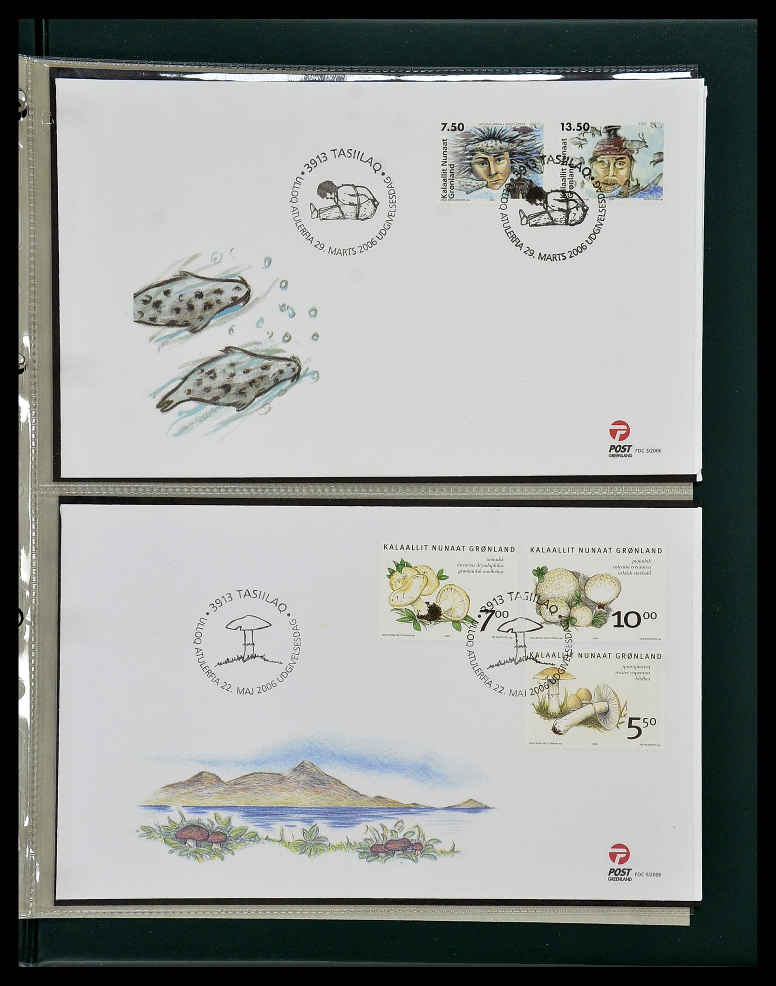 34754 102 - Stamp Collection 34754 Greenland FDC's 1959-2018!