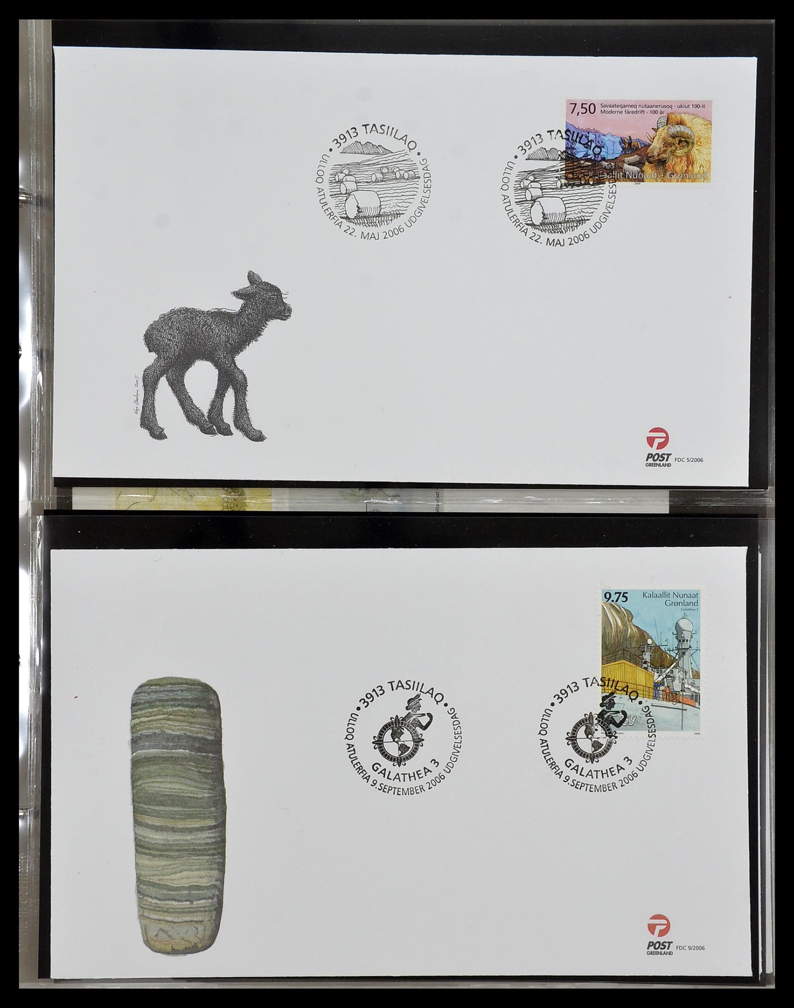 34754 104 - Stamp Collection 34754 Greenland FDC's 1959-2018!