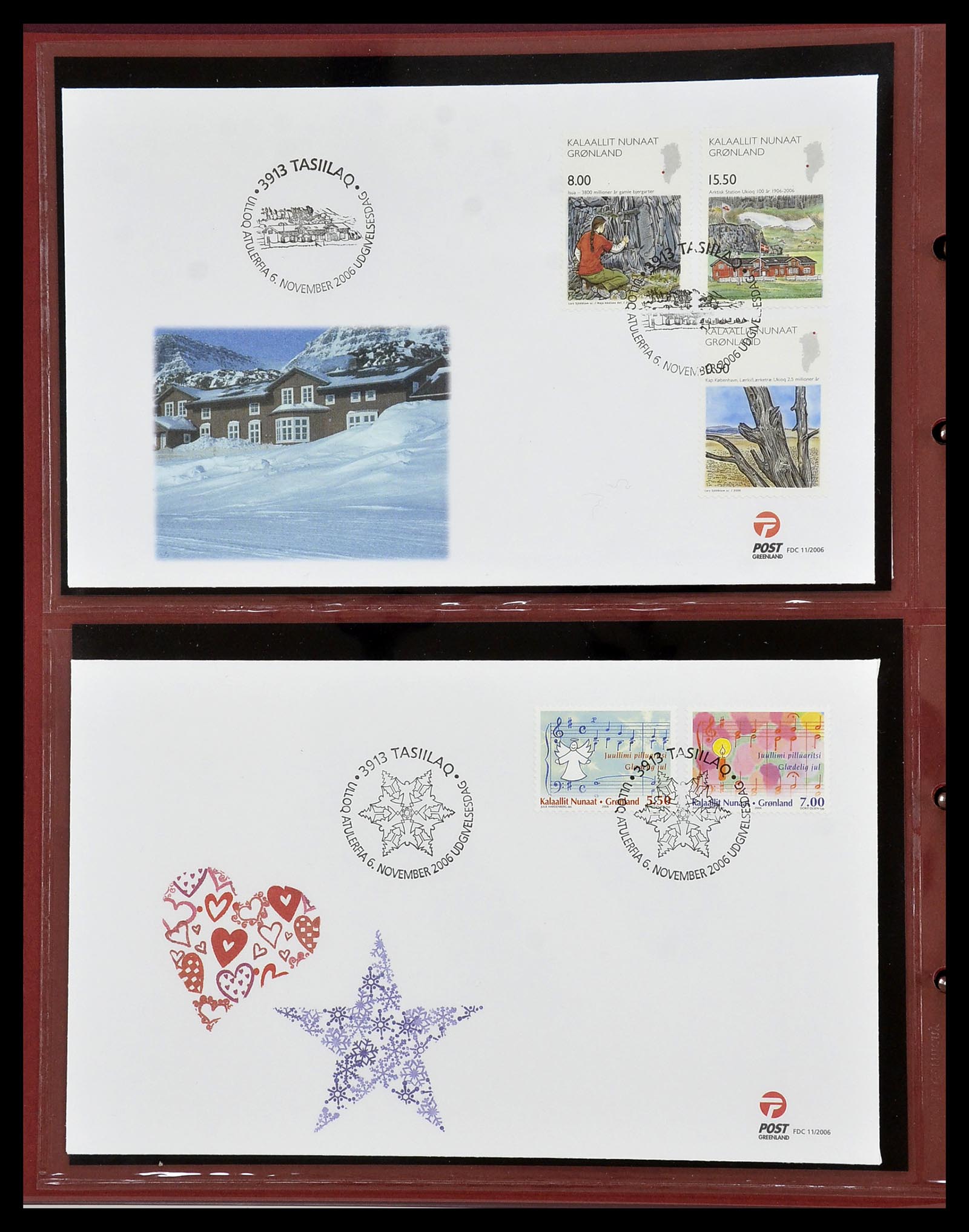 34754 105 - Stamp Collection 34754 Greenland FDC's 1959-2018!