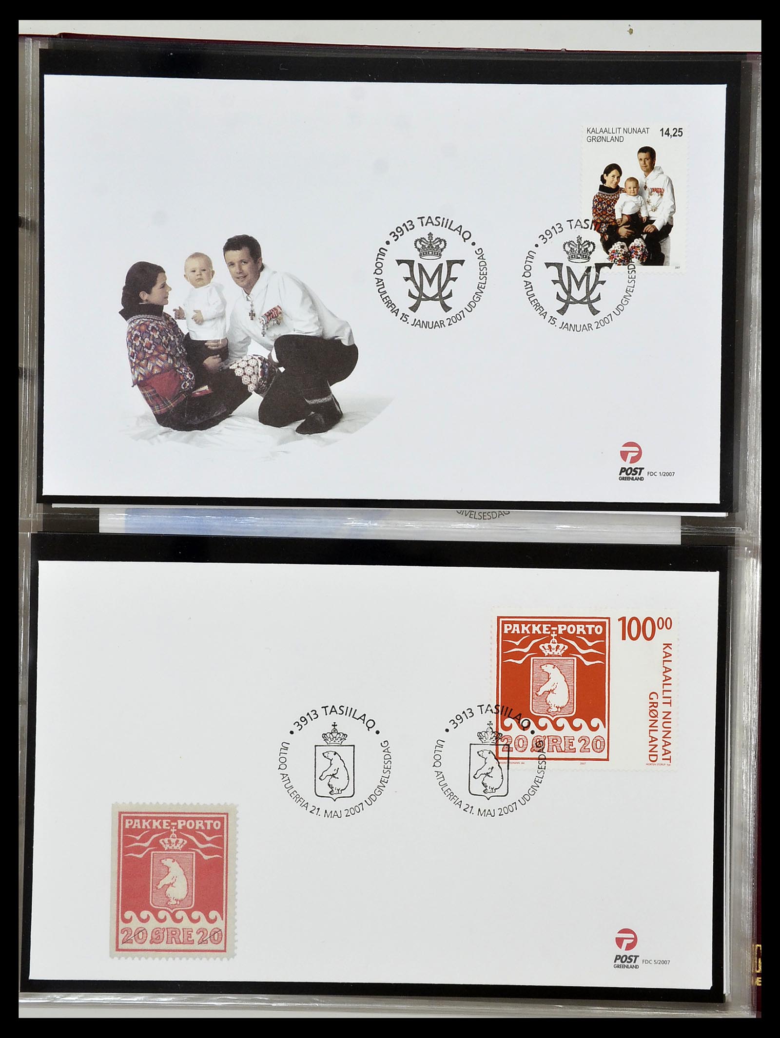 34754 109 - Stamp Collection 34754 Greenland FDC's 1959-2018!