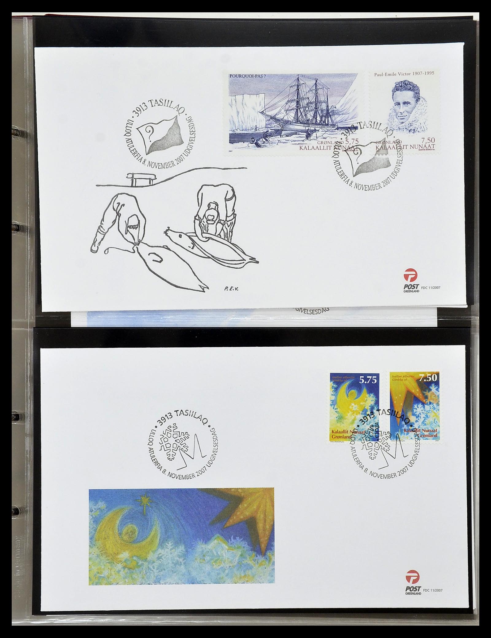 34754 111 - Stamp Collection 34754 Greenland FDC's 1959-2018!