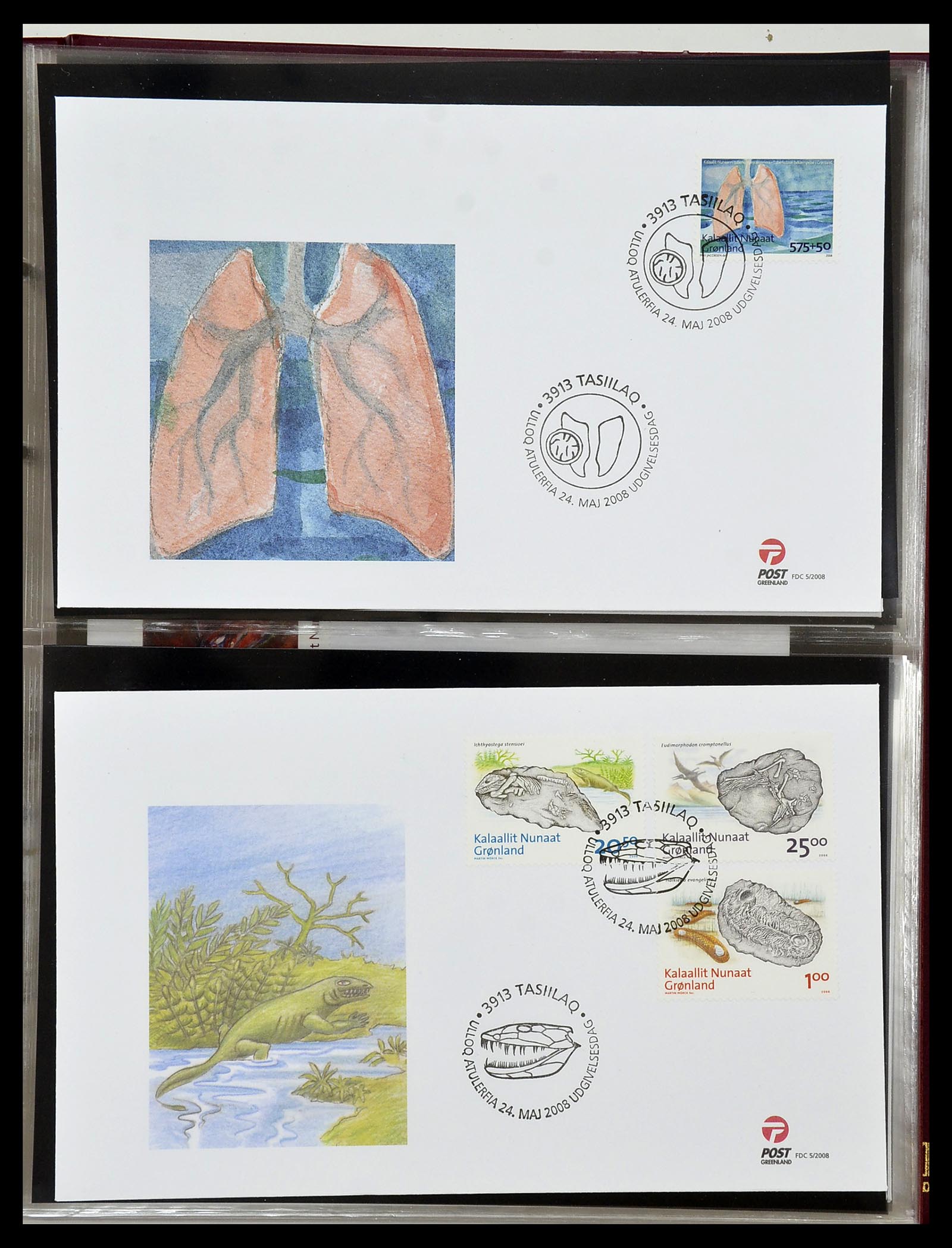 34754 115 - Stamp Collection 34754 Greenland FDC's 1959-2018!