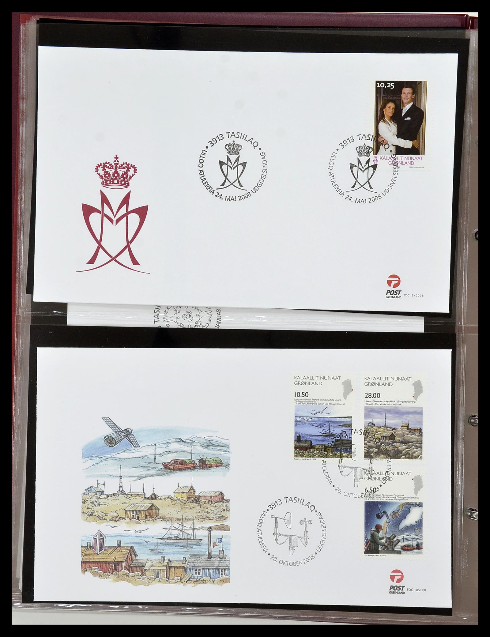 34754 116 - Stamp Collection 34754 Greenland FDC's 1959-2018!