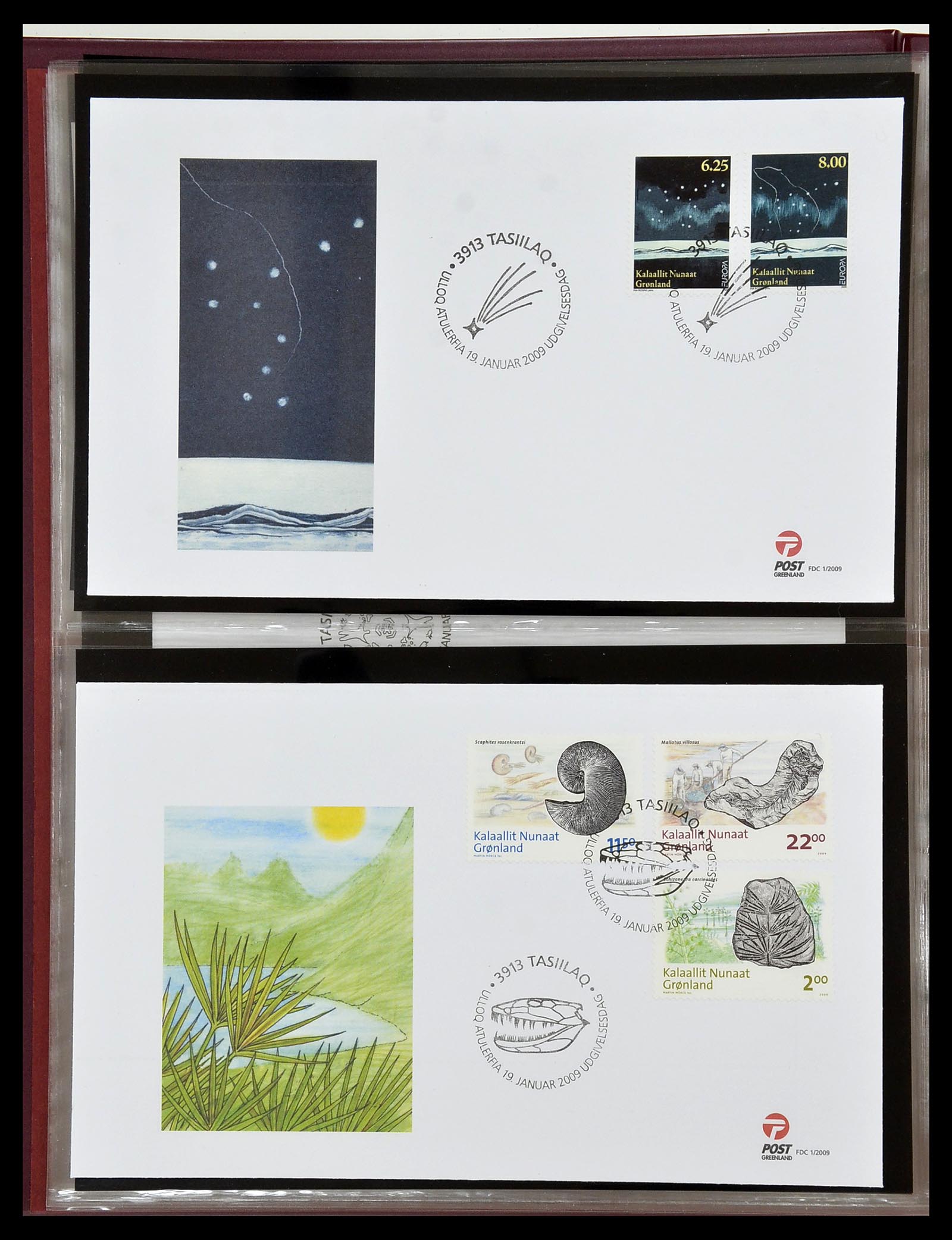 34754 118 - Stamp Collection 34754 Greenland FDC's 1959-2018!