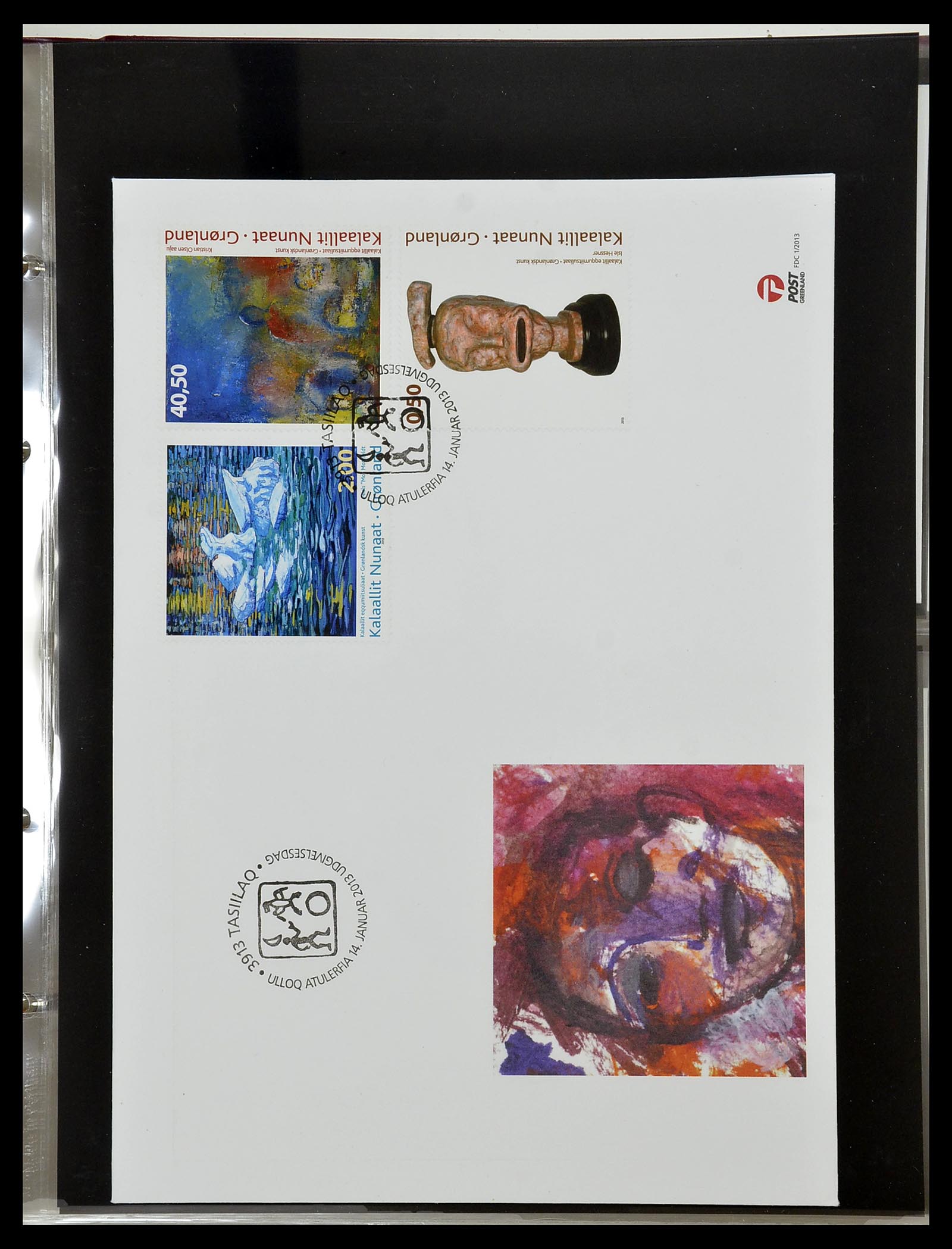 34754 149 - Postzegelverzameling 34754 Groenland FDC's 1959-2018!