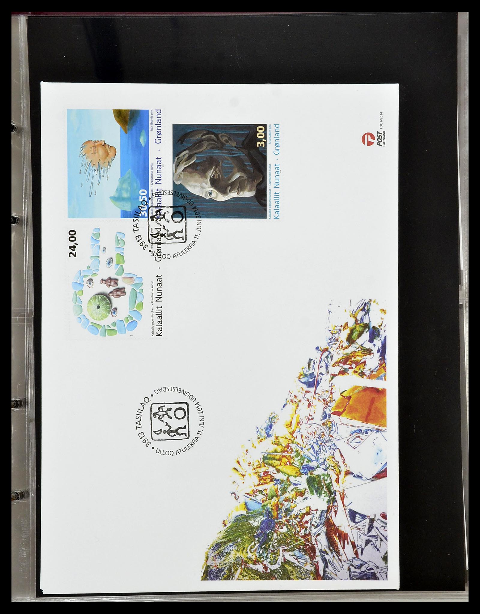 34754 161 - Stamp Collection 34754 Greenland FDC's 1959-2018!