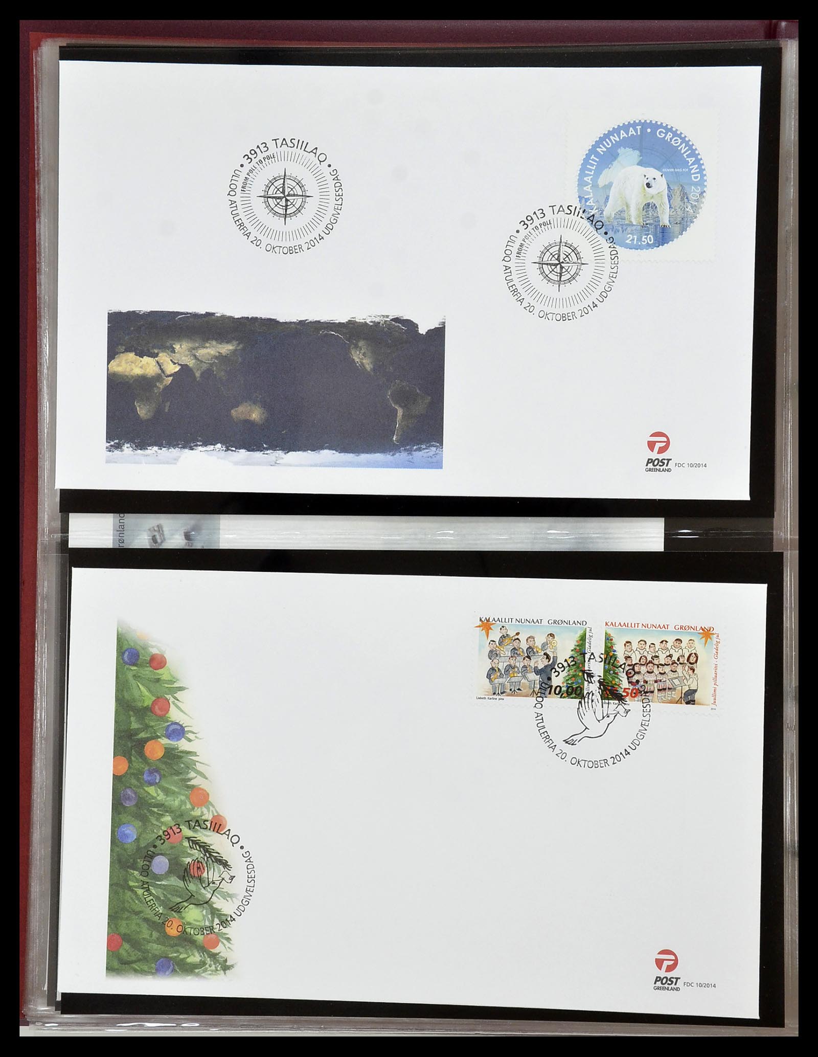 34754 164 - Stamp Collection 34754 Greenland FDC's 1959-2018!