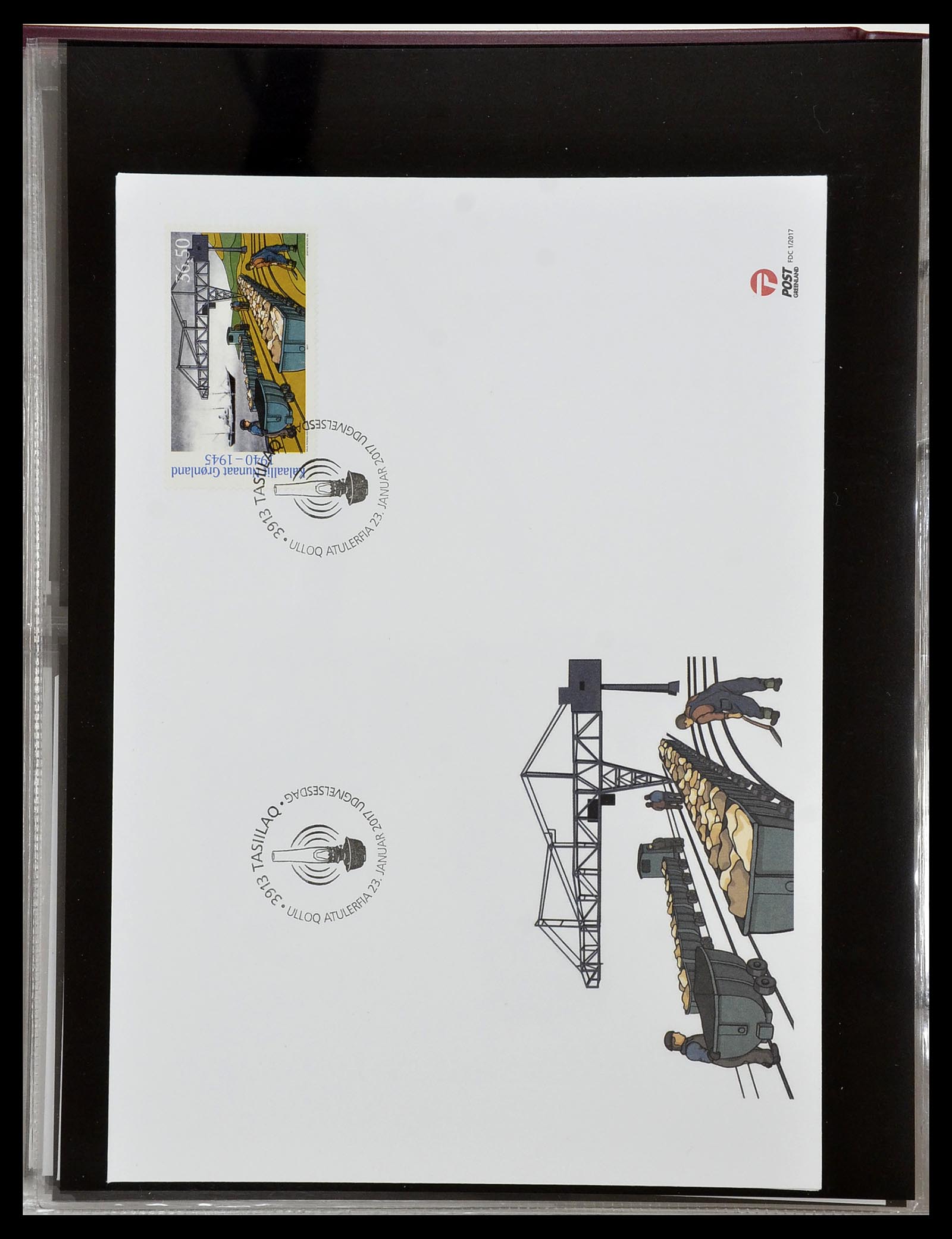34754 177 - Stamp Collection 34754 Greenland FDC's 1959-2018!