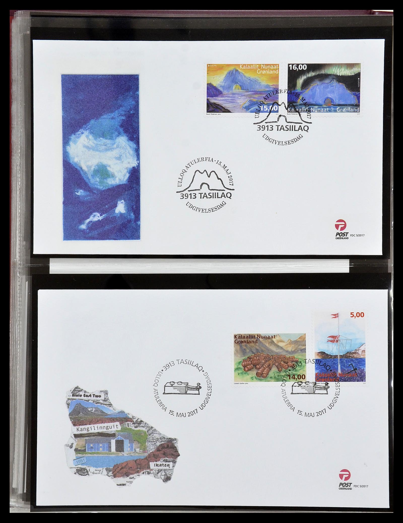 34754 179 - Stamp Collection 34754 Greenland FDC's 1959-2018!
