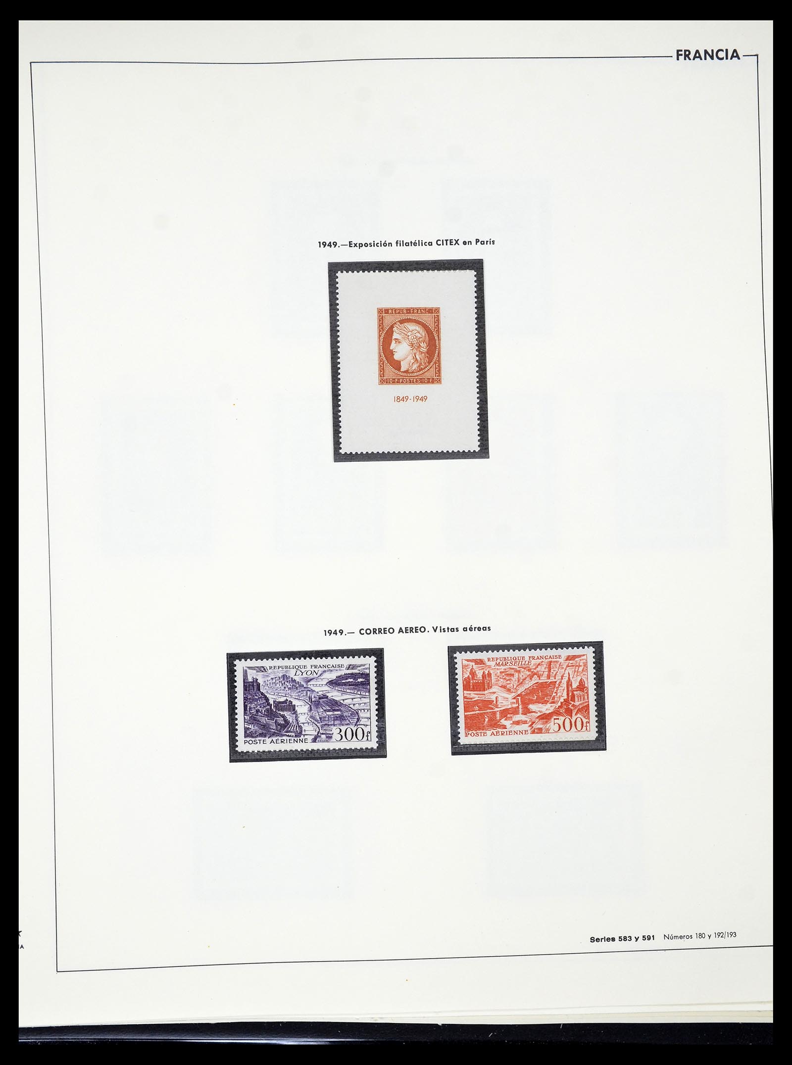 34755 066 - Postzegelverzameling 34755 Frankrijk 1900-2000.