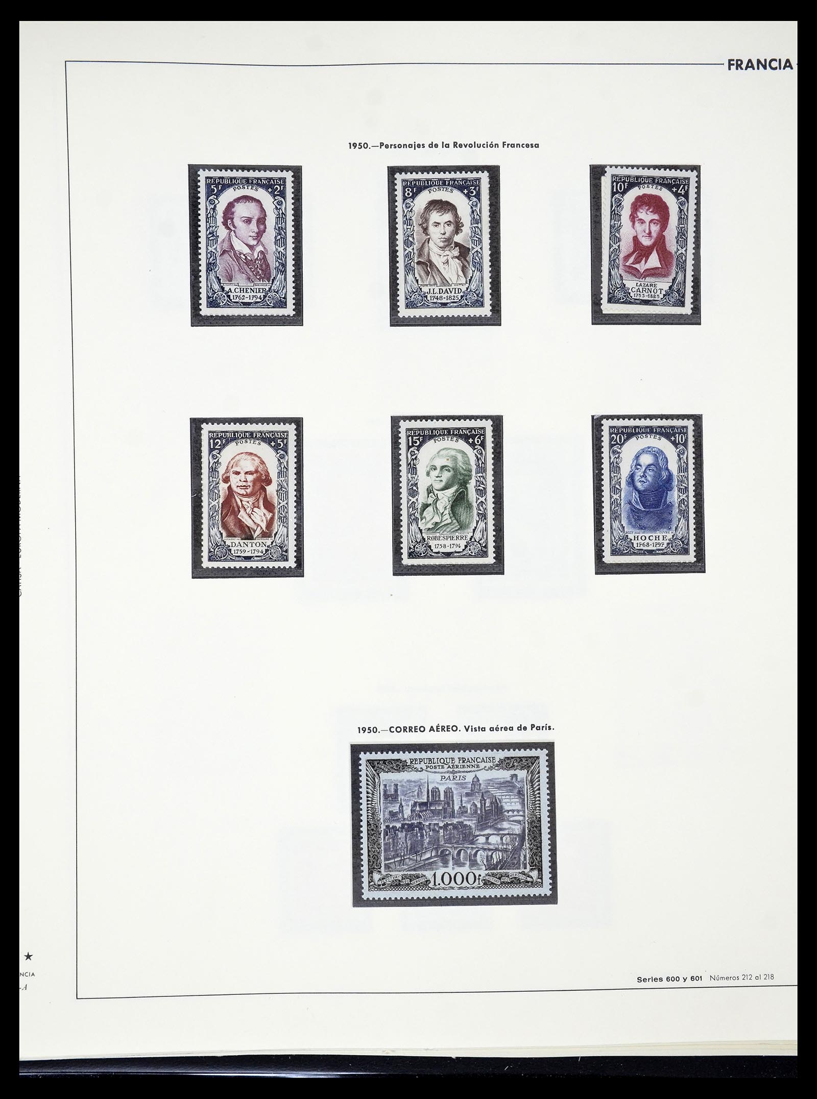 34755 069 - Postzegelverzameling 34755 Frankrijk 1900-2000.