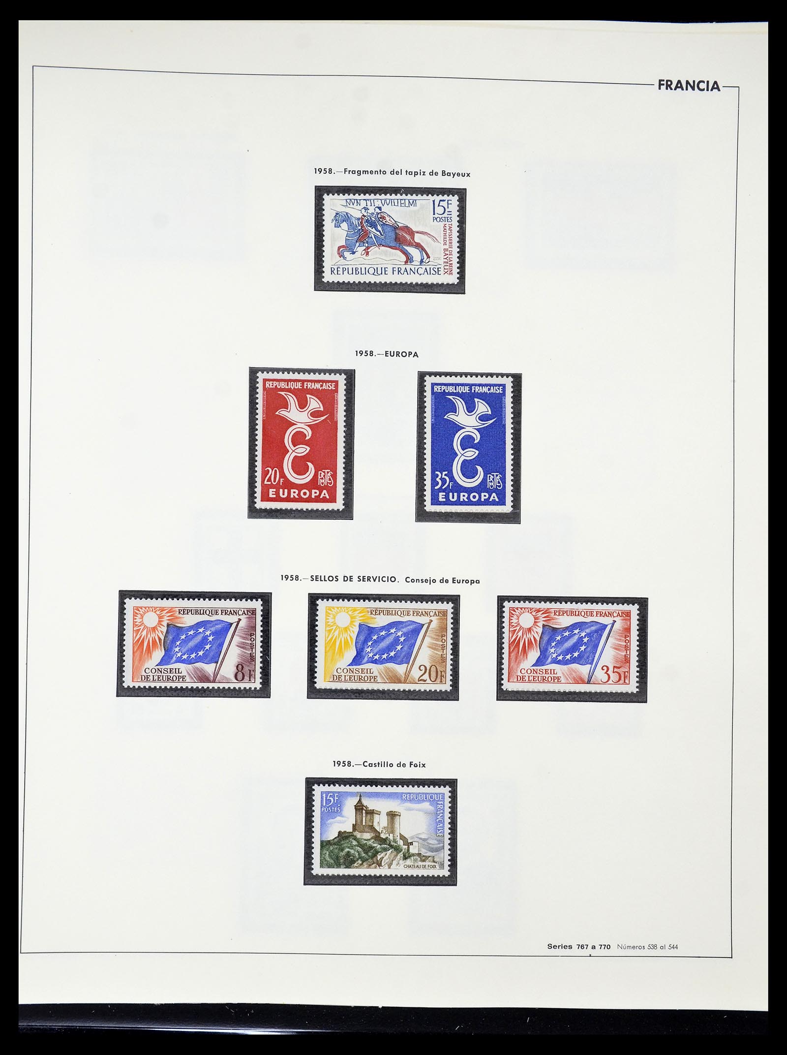34755 102 - Postzegelverzameling 34755 Frankrijk 1900-2000.