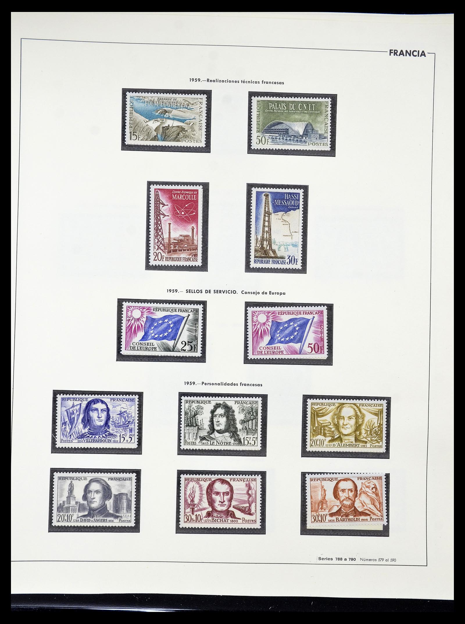 34755 106 - Postzegelverzameling 34755 Frankrijk 1900-2000.