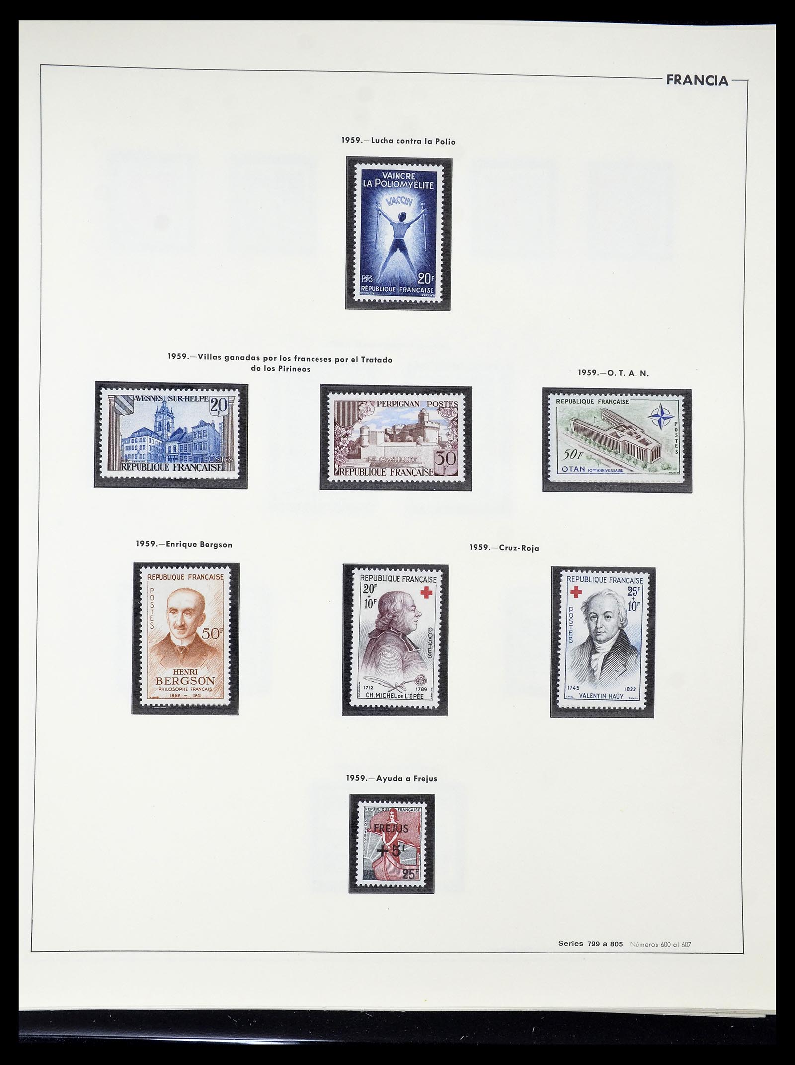 34755 108 - Postzegelverzameling 34755 Frankrijk 1900-2000.