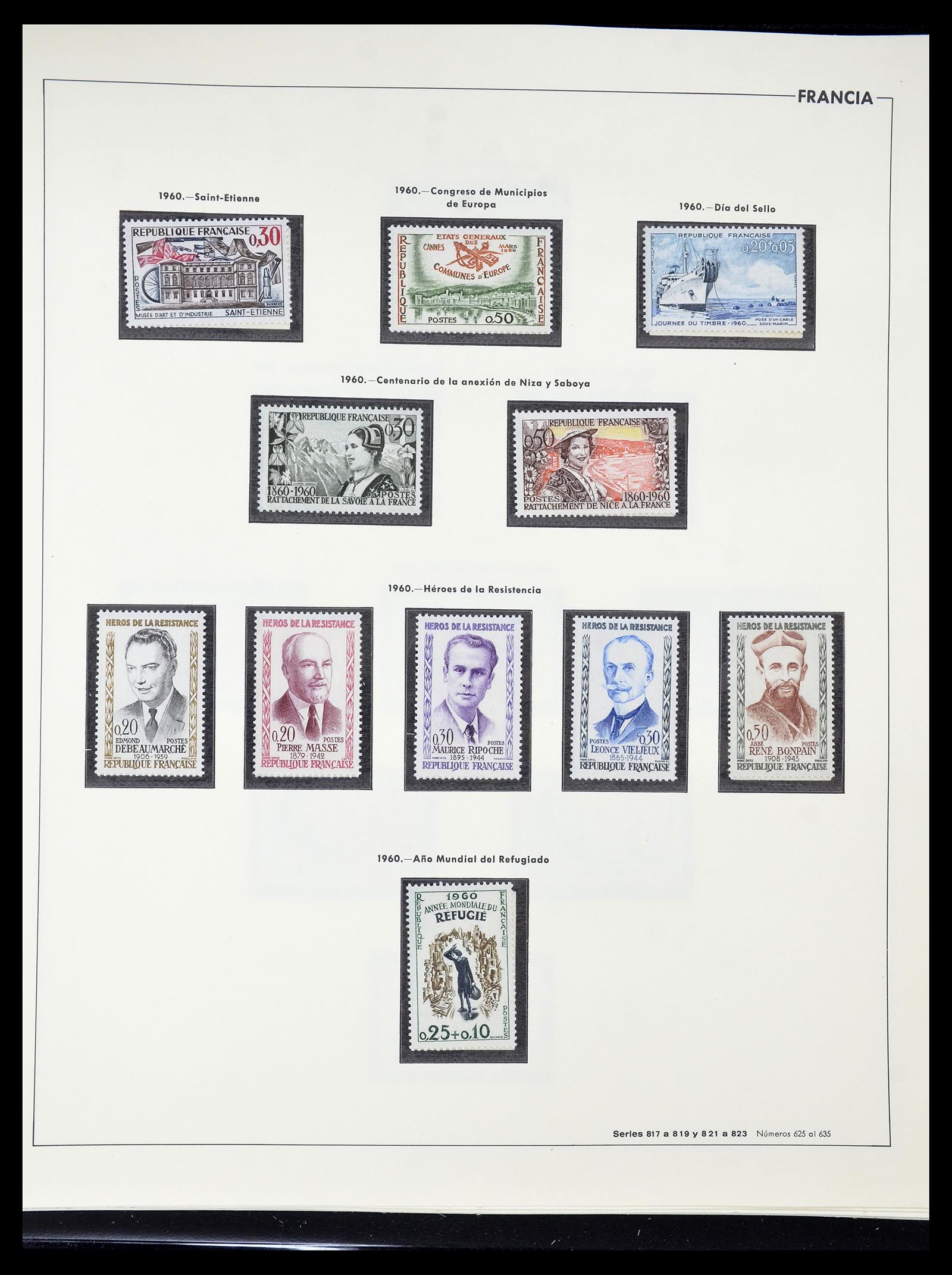 34755 110 - Postzegelverzameling 34755 Frankrijk 1900-2000.