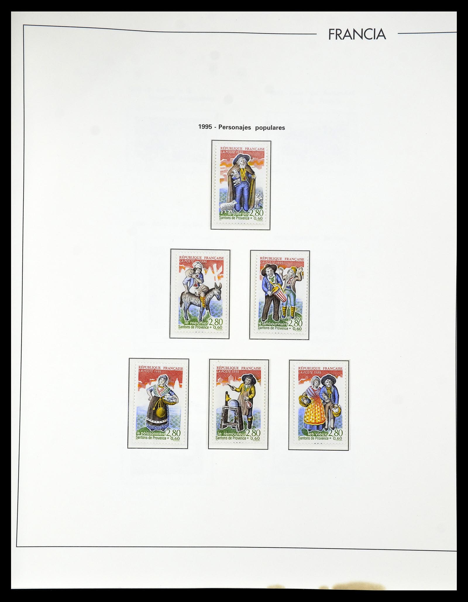 34755 341 - Postzegelverzameling 34755 Frankrijk 1900-2000.