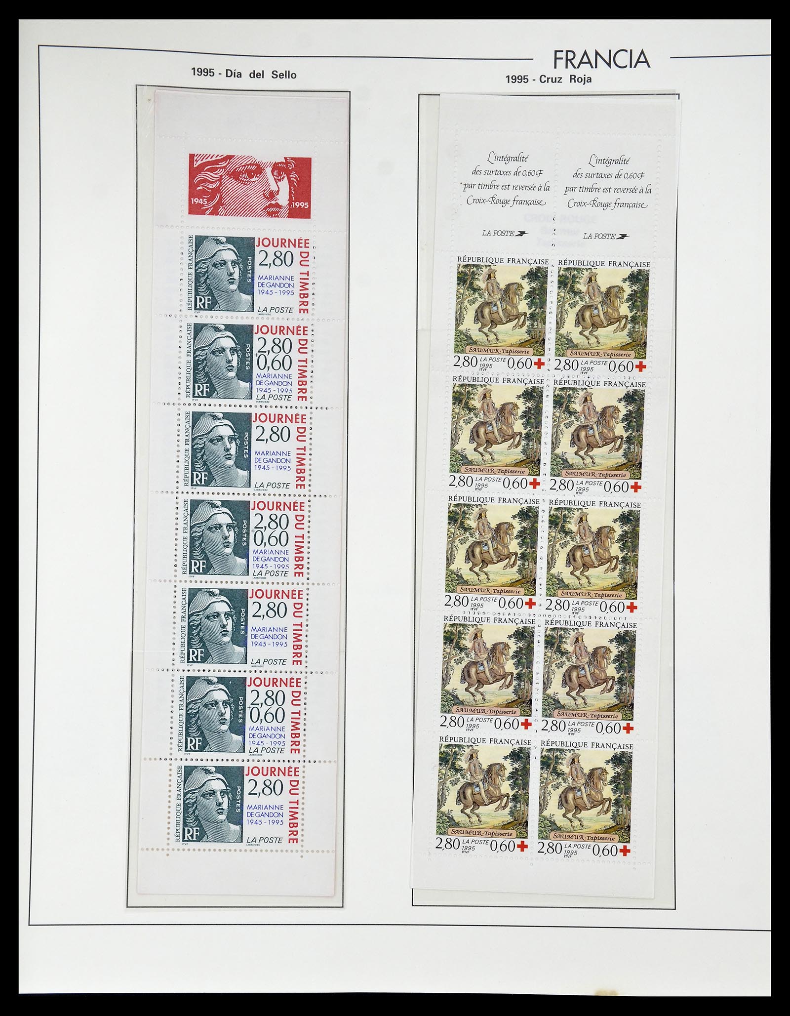 34755 343 - Postzegelverzameling 34755 Frankrijk 1900-2000.