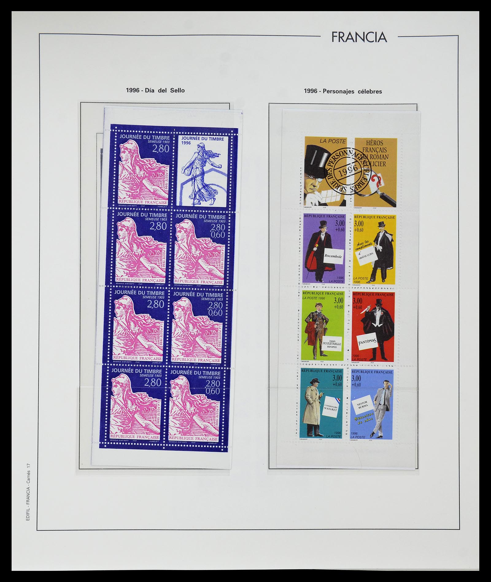 34755 352 - Postzegelverzameling 34755 Frankrijk 1900-2000.
