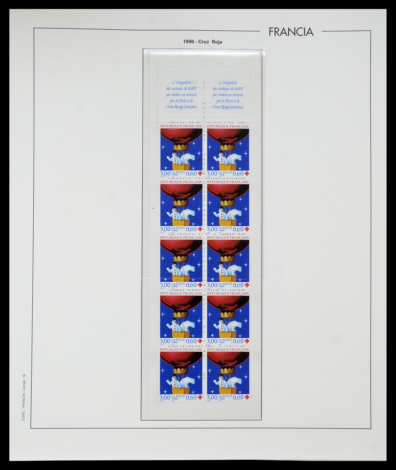 34755 353 - Postzegelverzameling 34755 Frankrijk 1900-2000.