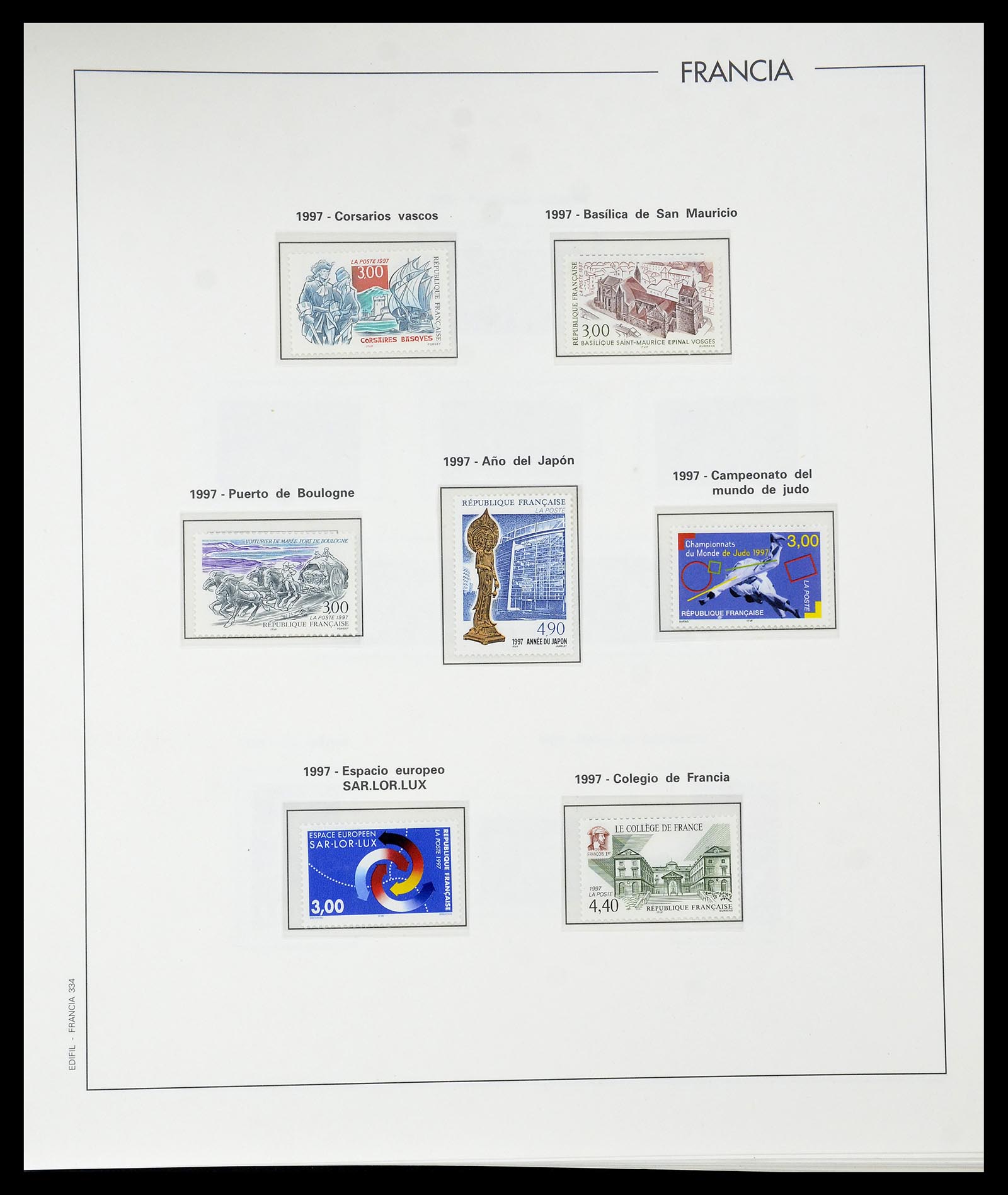 34755 361 - Stamp Collection 34755 France 1900-2000.