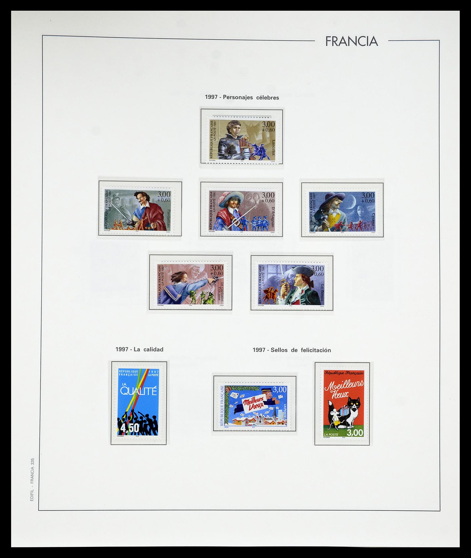34755 362 - Postzegelverzameling 34755 Frankrijk 1900-2000.